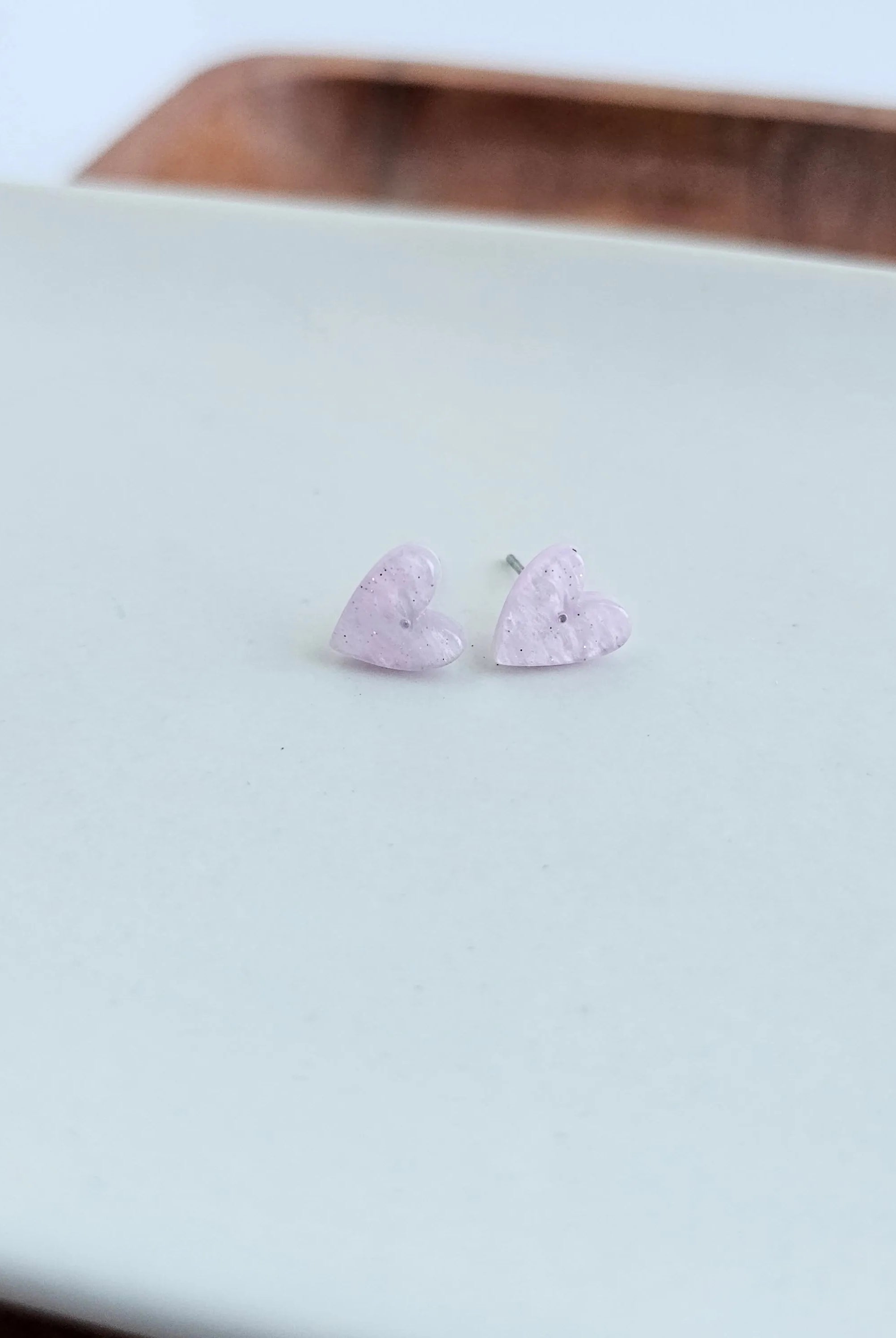 Shop Hand Drawn Heart Studs - Lavender Purple- at Ruby Joy Boutique, a Women's Clothing Store in Pickerington, Ohio