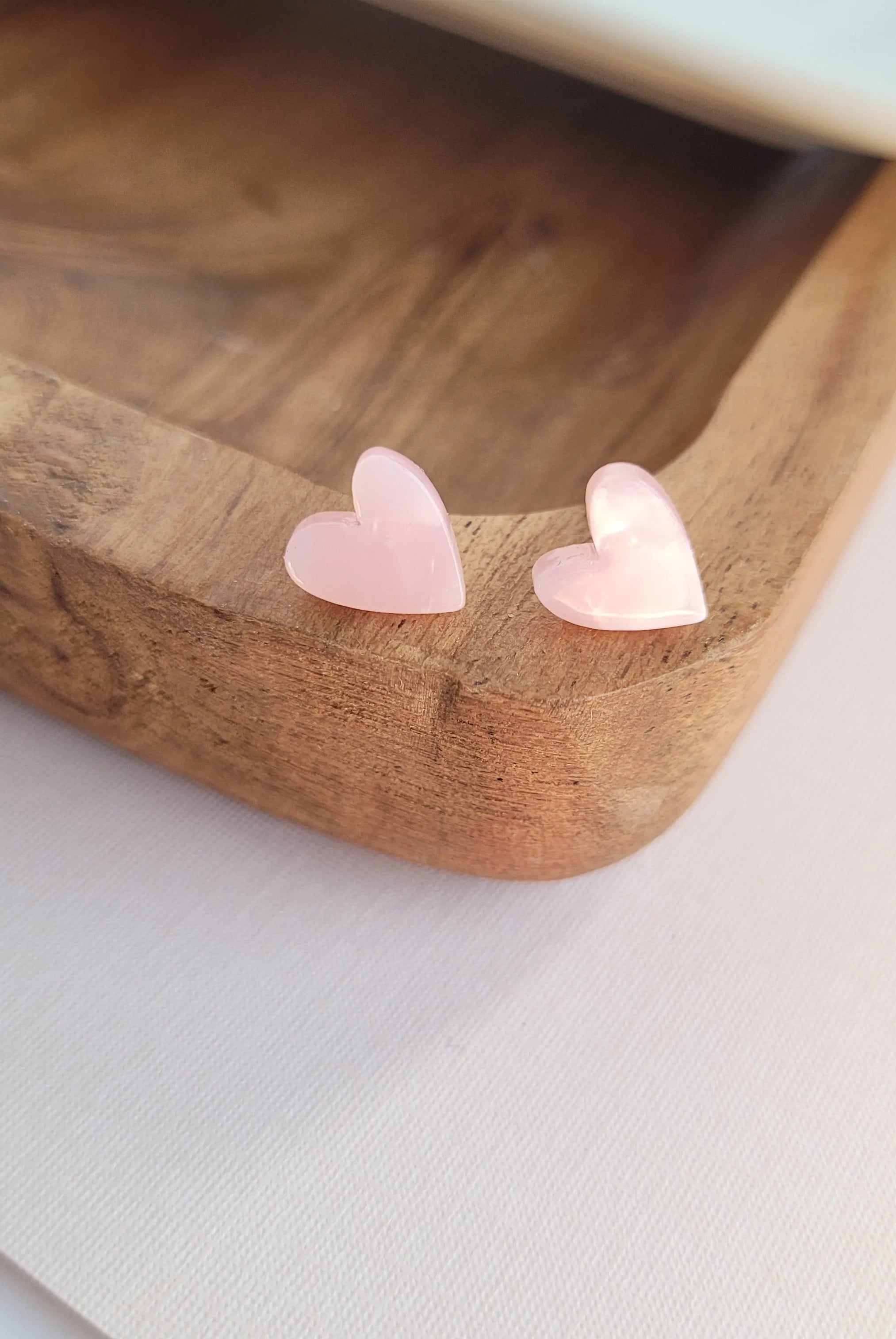 Shop Hand Drawn Heart Studs- Pink- at Ruby Joy Boutique, a Women's Clothing Store in Pickerington, Ohio