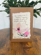 Shop Hand-Painted Watercolor Journal | Spiral Notebook-Gather Flowers Along The Way at Ruby Joy Boutique, a Women's Clothing Store in Pickerington, Ohio