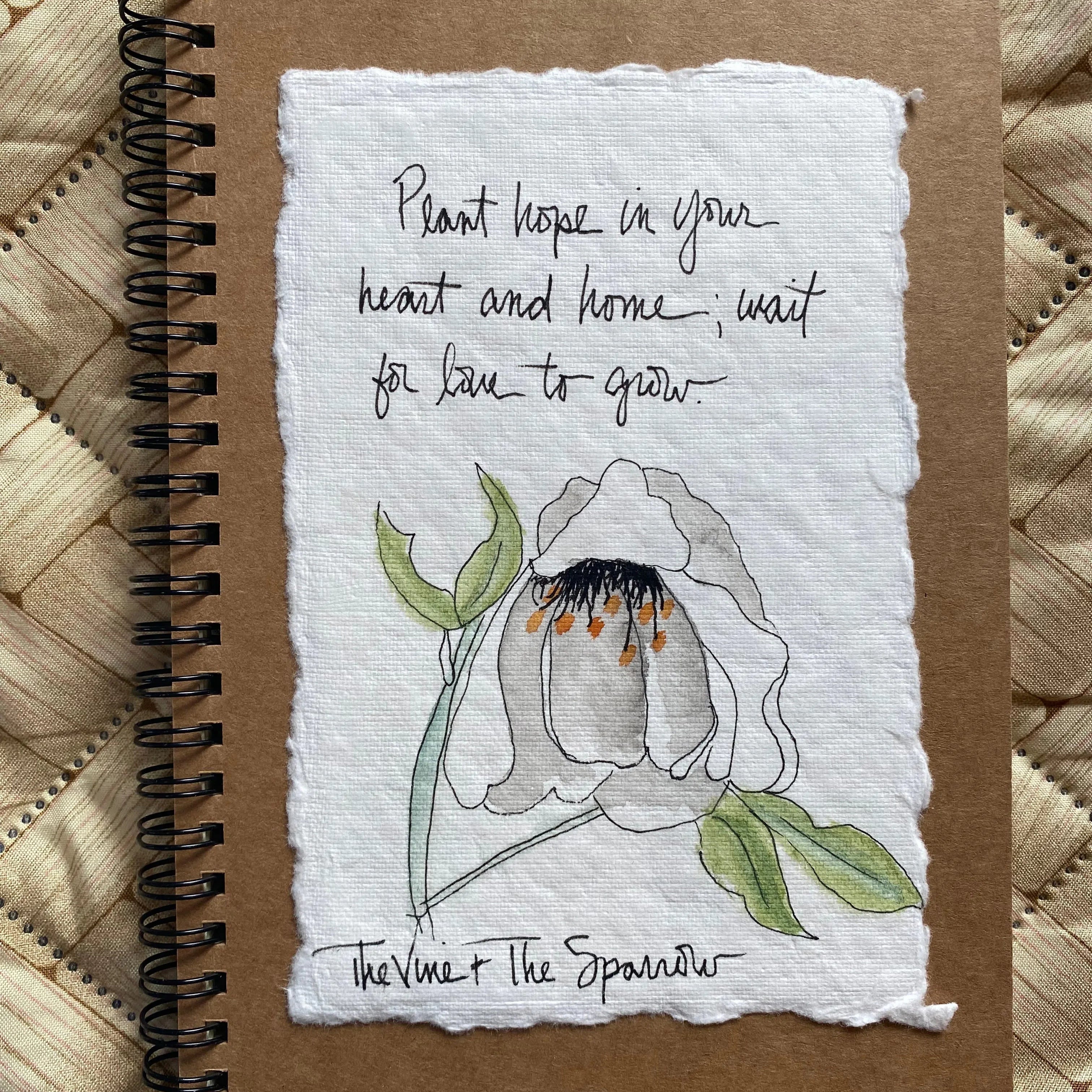 Shop Hand-Painted Watercolor Journal | Spiral Notebook-Journal at Ruby Joy Boutique, a Women's Clothing Store in Pickerington, Ohio