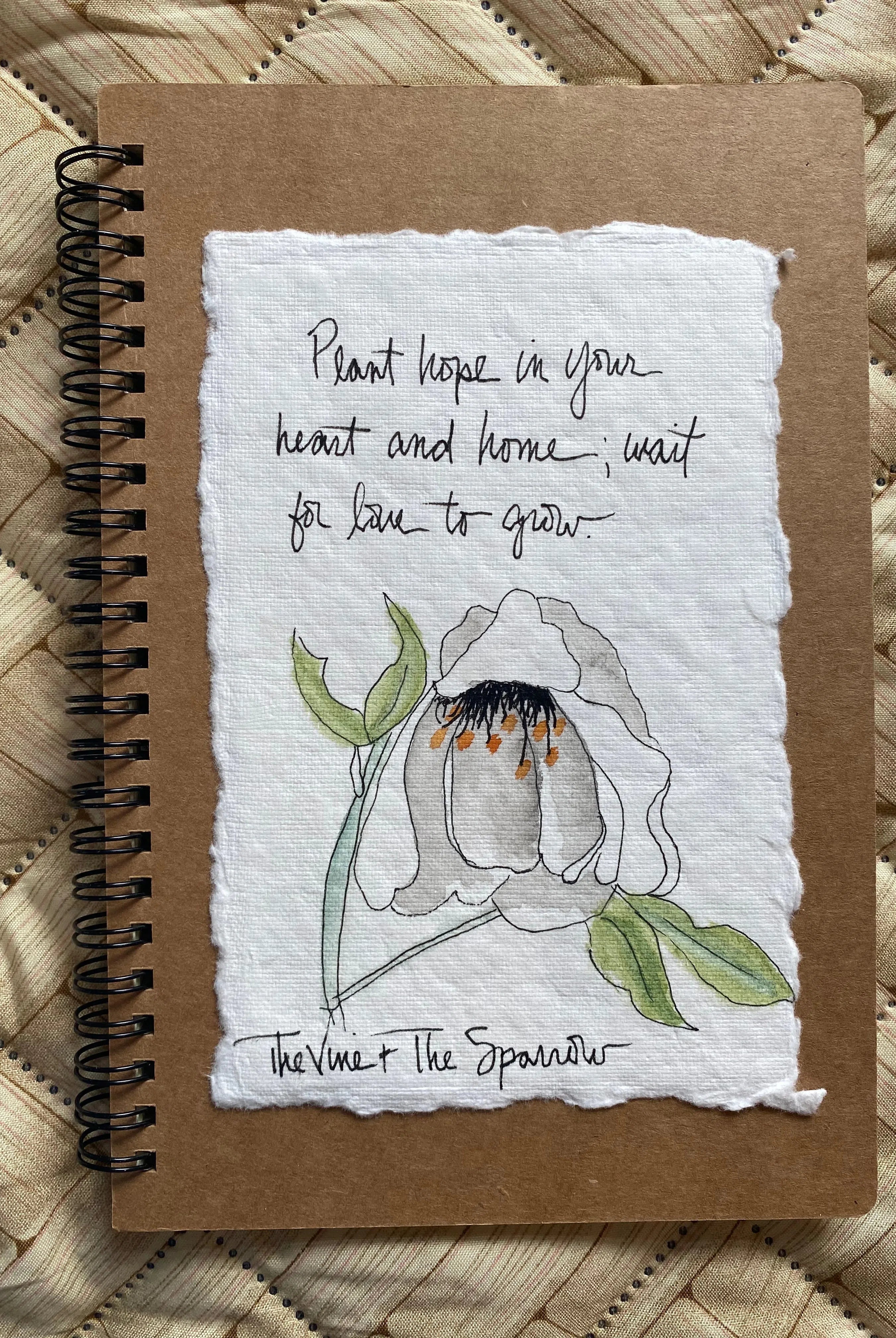 Shop Hand-Painted Watercolor Journal | Spiral Notebook-Journal at Ruby Joy Boutique, a Women's Clothing Store in Pickerington, Ohio