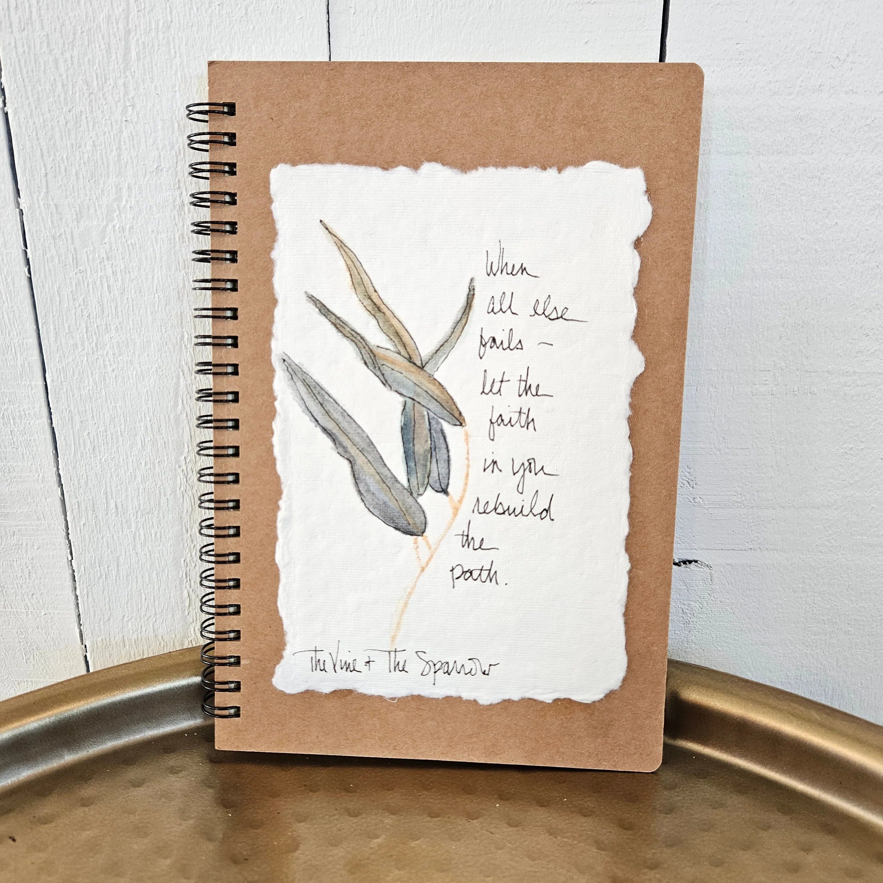 Shop Hand-Painted Watercolor Journal | Spiral Notebook-Journal at Ruby Joy Boutique, a Women's Clothing Store in Pickerington, Ohio