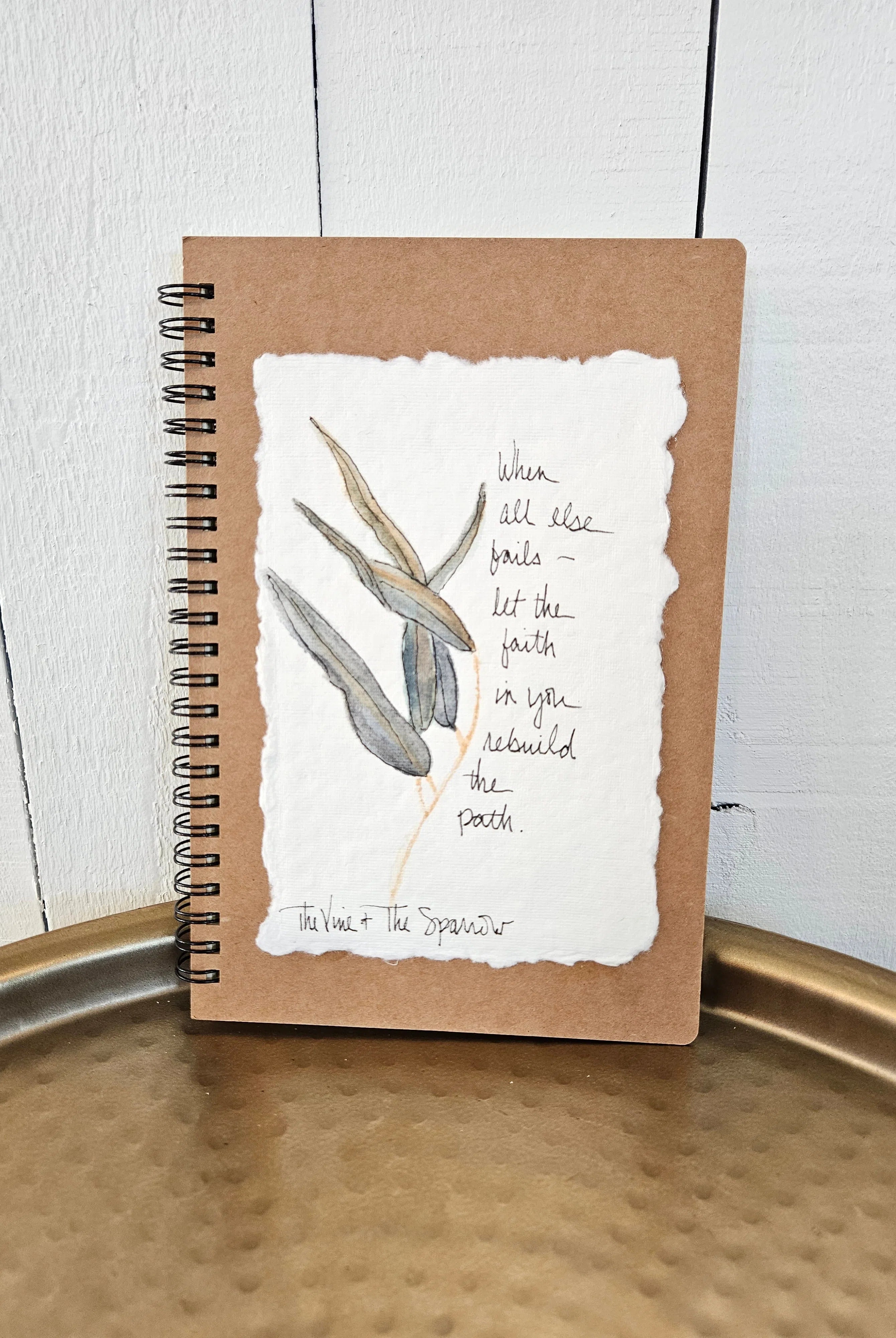 Shop Hand-Painted Watercolor Journal | Spiral Notebook-Journal at Ruby Joy Boutique, a Women's Clothing Store in Pickerington, Ohio