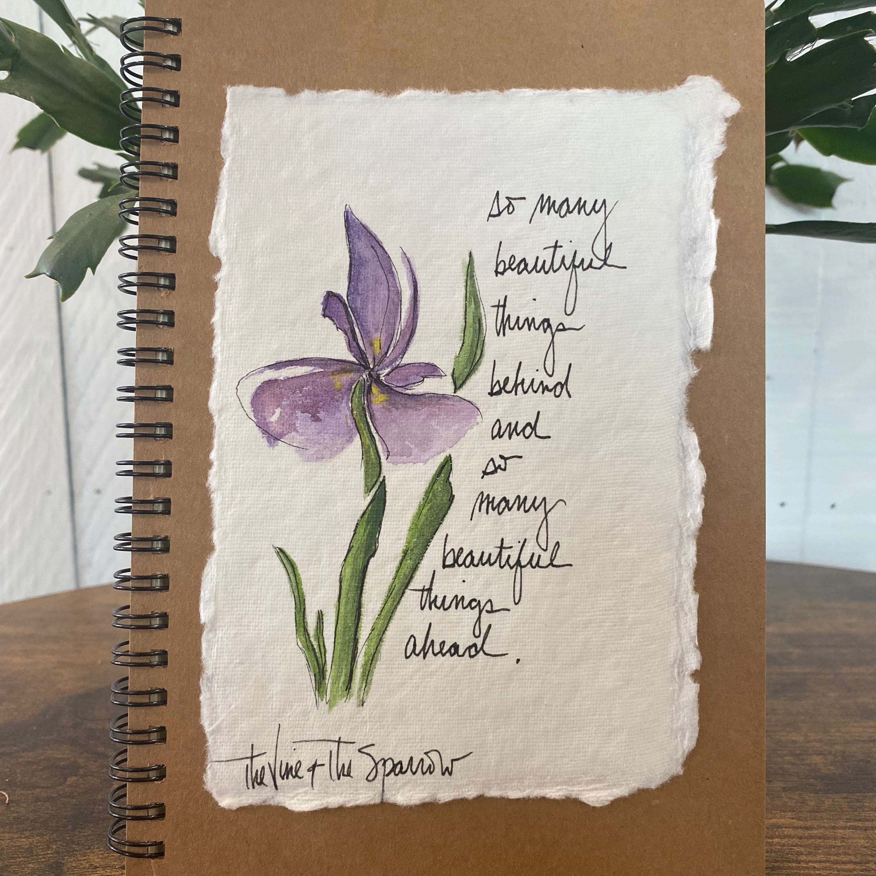 Shop Hand-Painted Watercolor Journal | Spiral Notebook-So Many Beautiful Things at Ruby Joy Boutique, a Women's Clothing Store in Pickerington, Ohio