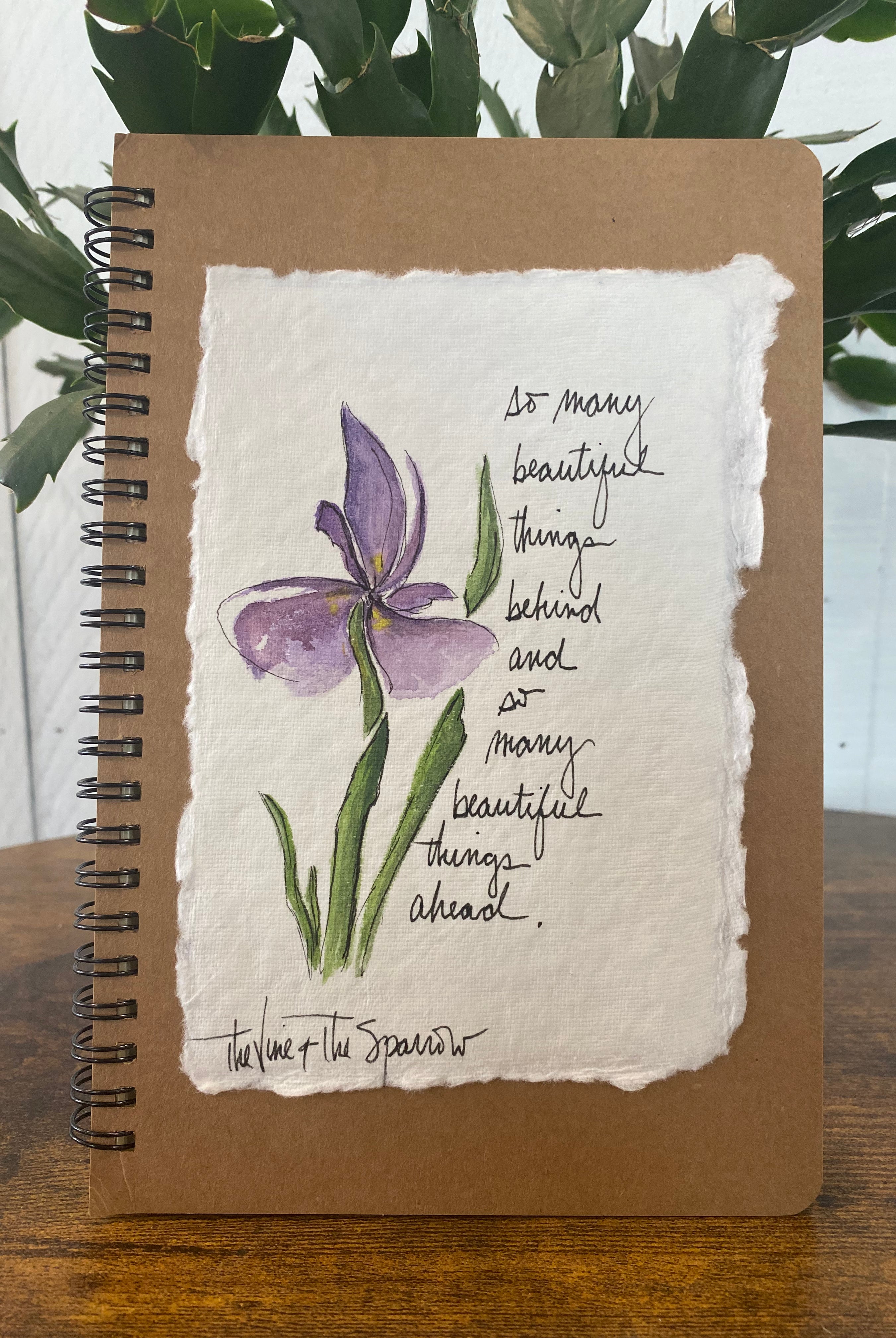 Shop Hand-Painted Watercolor Journal | Spiral Notebook-So Many Beautiful Things at Ruby Joy Boutique, a Women's Clothing Store in Pickerington, Ohio