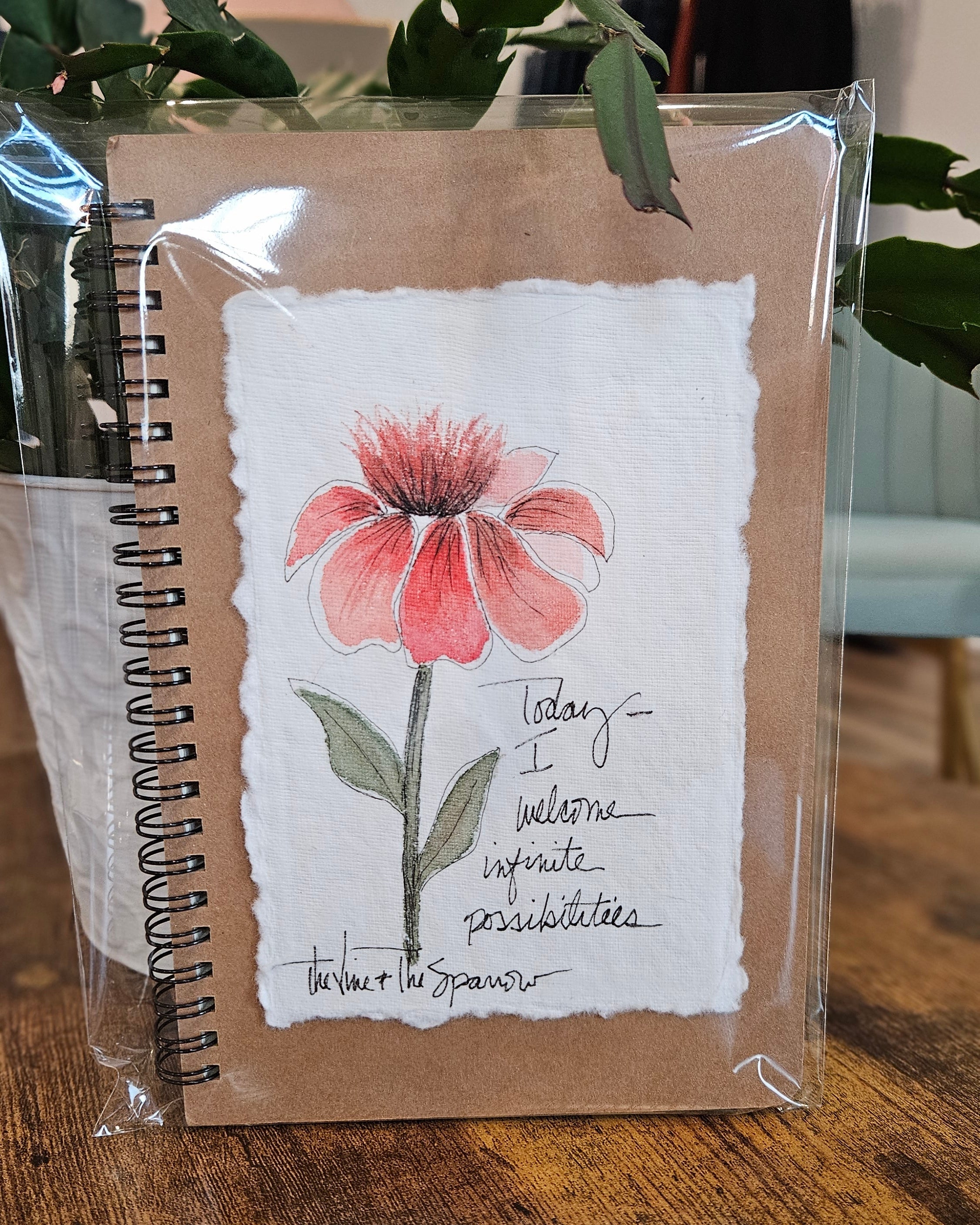Shop Hand-Painted Watercolor Journal | Spiral Notebook-Infinite possibilities at Ruby Joy Boutique, a Women's Clothing Store in Pickerington, Ohio