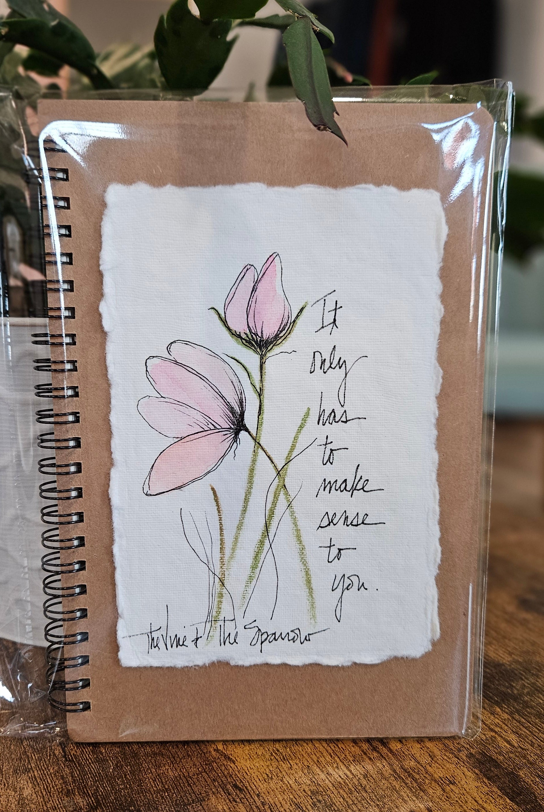 Shop Hand-Painted Watercolor Journal | Spiral Notebook-It only has to make sense to you. at Ruby Joy Boutique, a Women's Clothing Store in Pickerington, Ohio