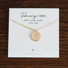 Shop Hand Stamped Birth Flower Necklaces-Necklaces at Ruby Joy Boutique, a Women's Clothing Store in Pickerington, Ohio