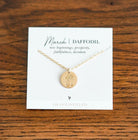 Shop Hand Stamped Birth Flower Necklaces-Necklaces at Ruby Joy Boutique, a Women's Clothing Store in Pickerington, Ohio