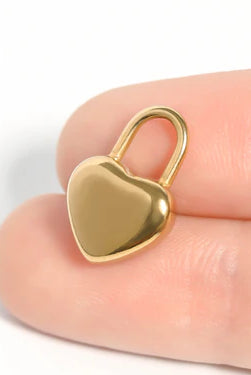 Shop Heart Lock Charm- at Ruby Joy Boutique, a Women's Clothing Store in Pickerington, Ohio