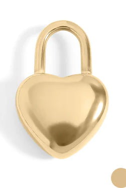 Shop Heart Lock Charm- at Ruby Joy Boutique, a Women's Clothing Store in Pickerington, Ohio