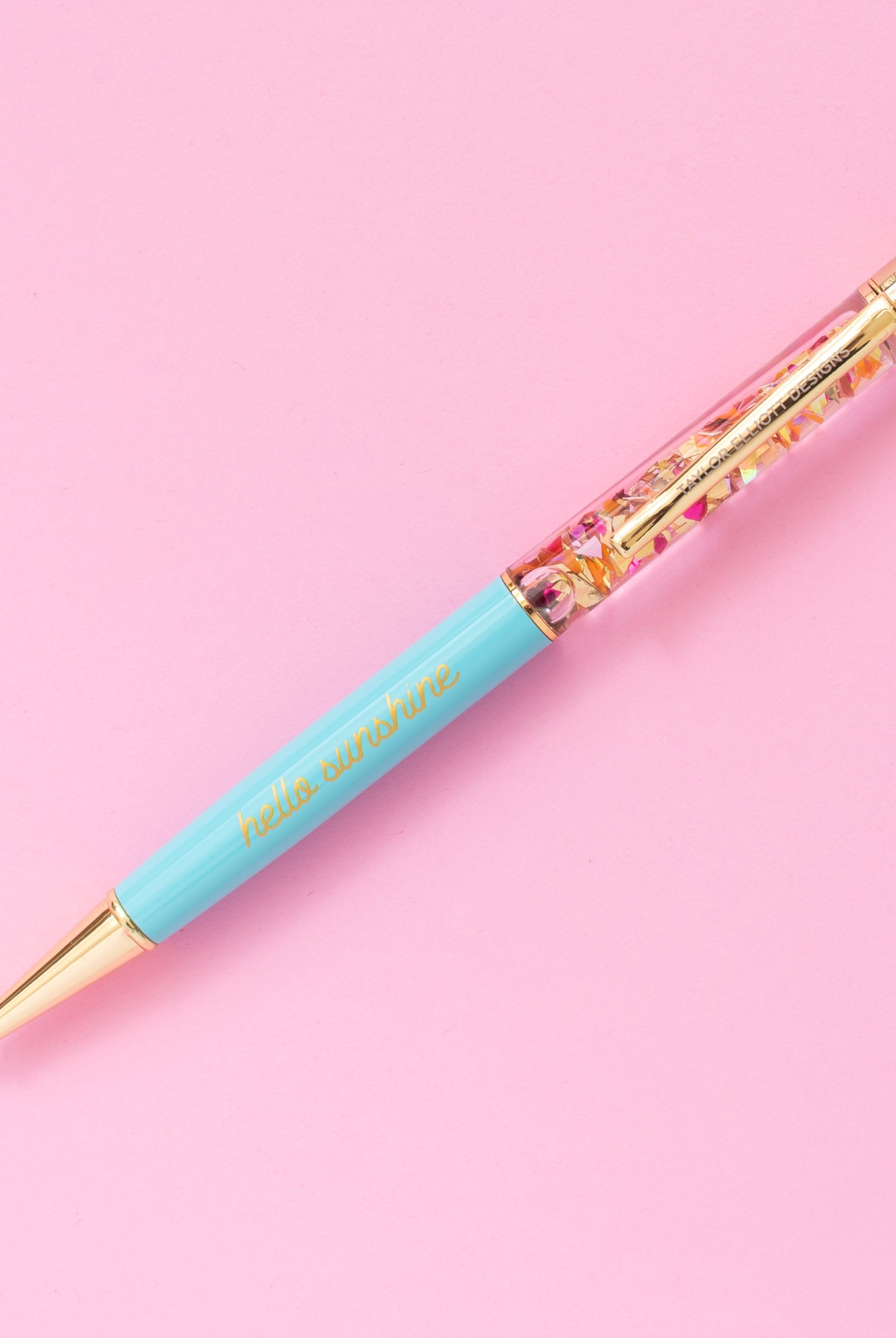 Shop "Hello Sunshine" Confetti Pen-Pens at Ruby Joy Boutique, a Women's Clothing Store in Pickerington, Ohio