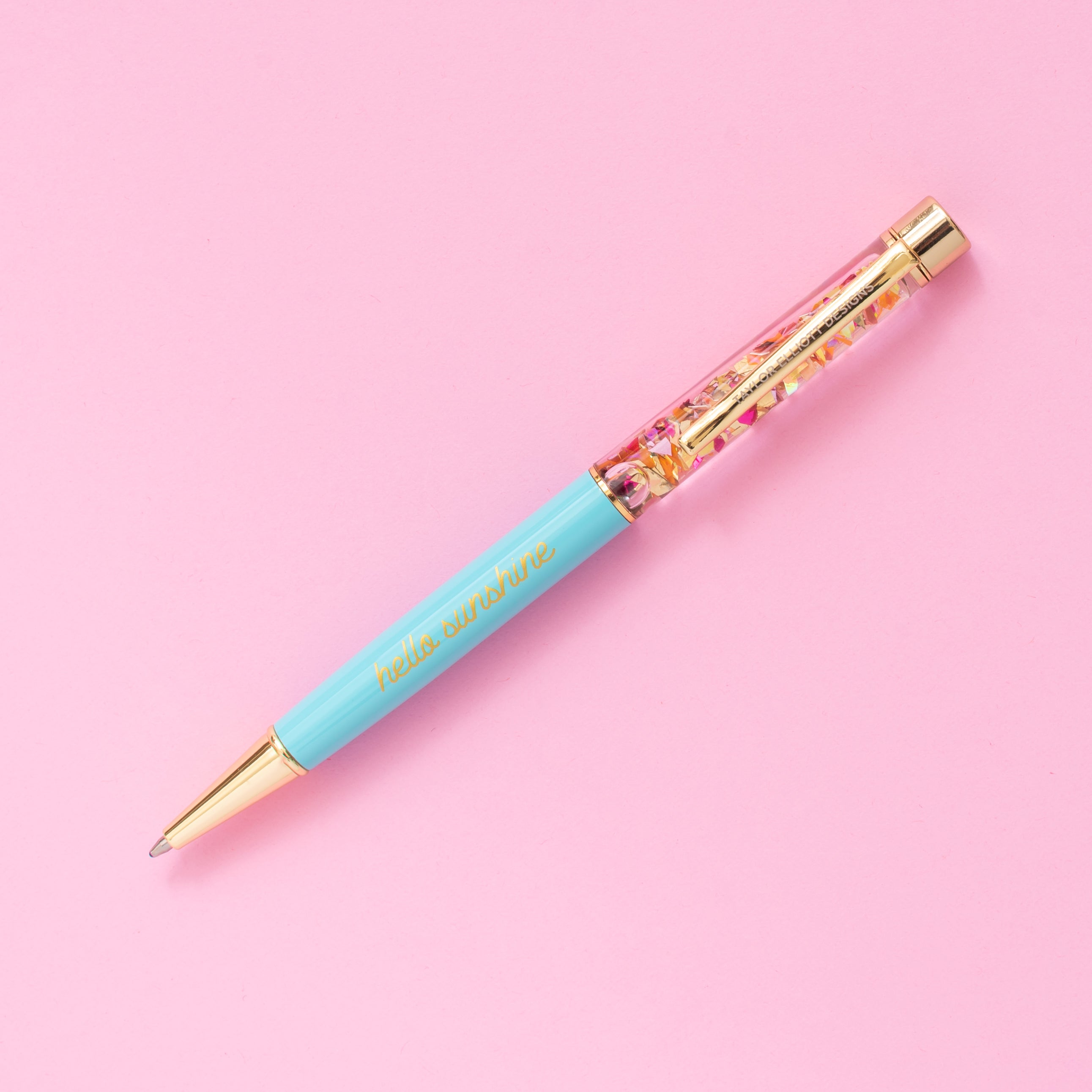Shop "Hello Sunshine" Confetti Pen-Pens at Ruby Joy Boutique, a Women's Clothing Store in Pickerington, Ohio