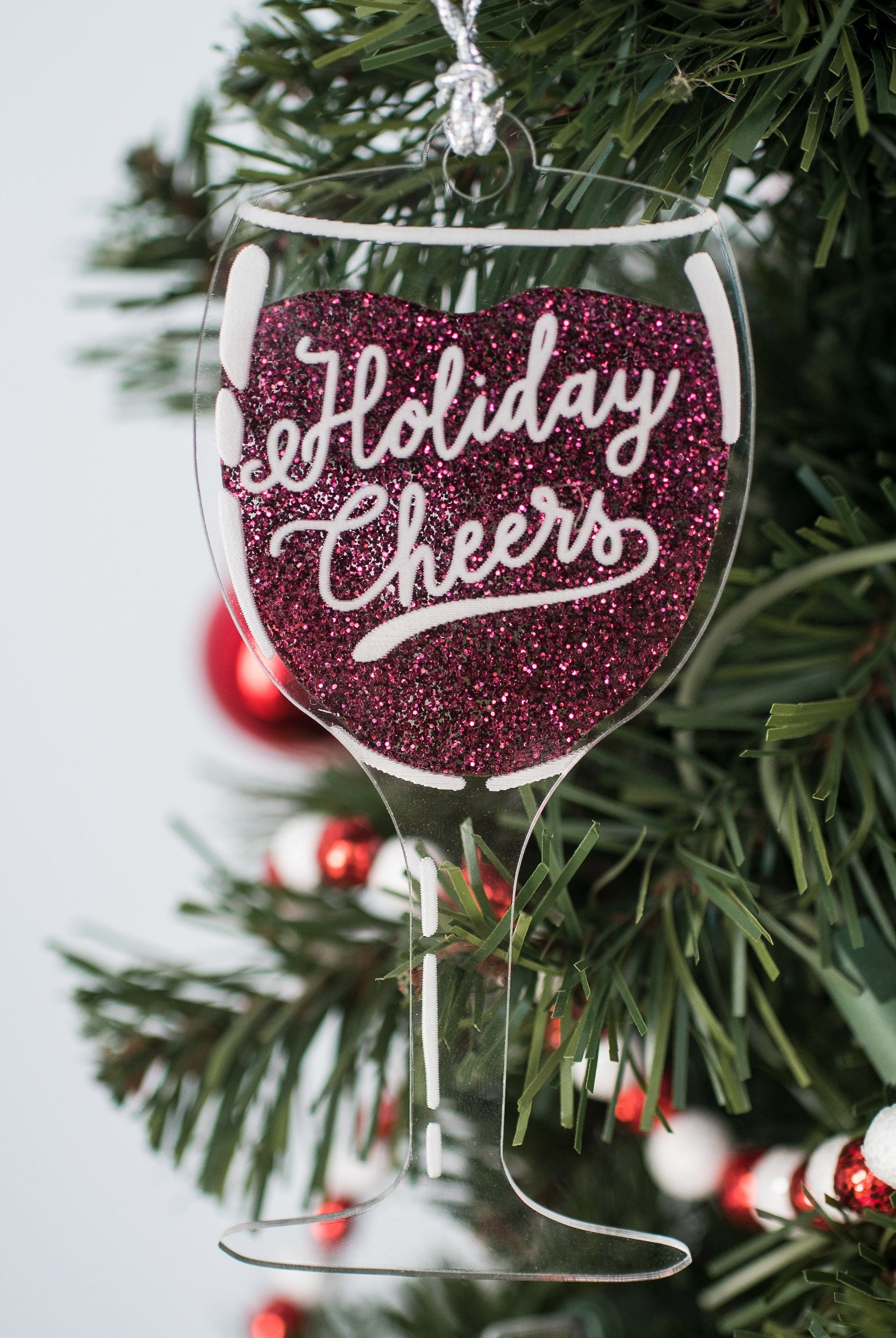 Shop Holiday Cheers Wine Ornament - 3 Varieties-Holiday Ornaments at Ruby Joy Boutique, a Women's Clothing Store in Pickerington, Ohio