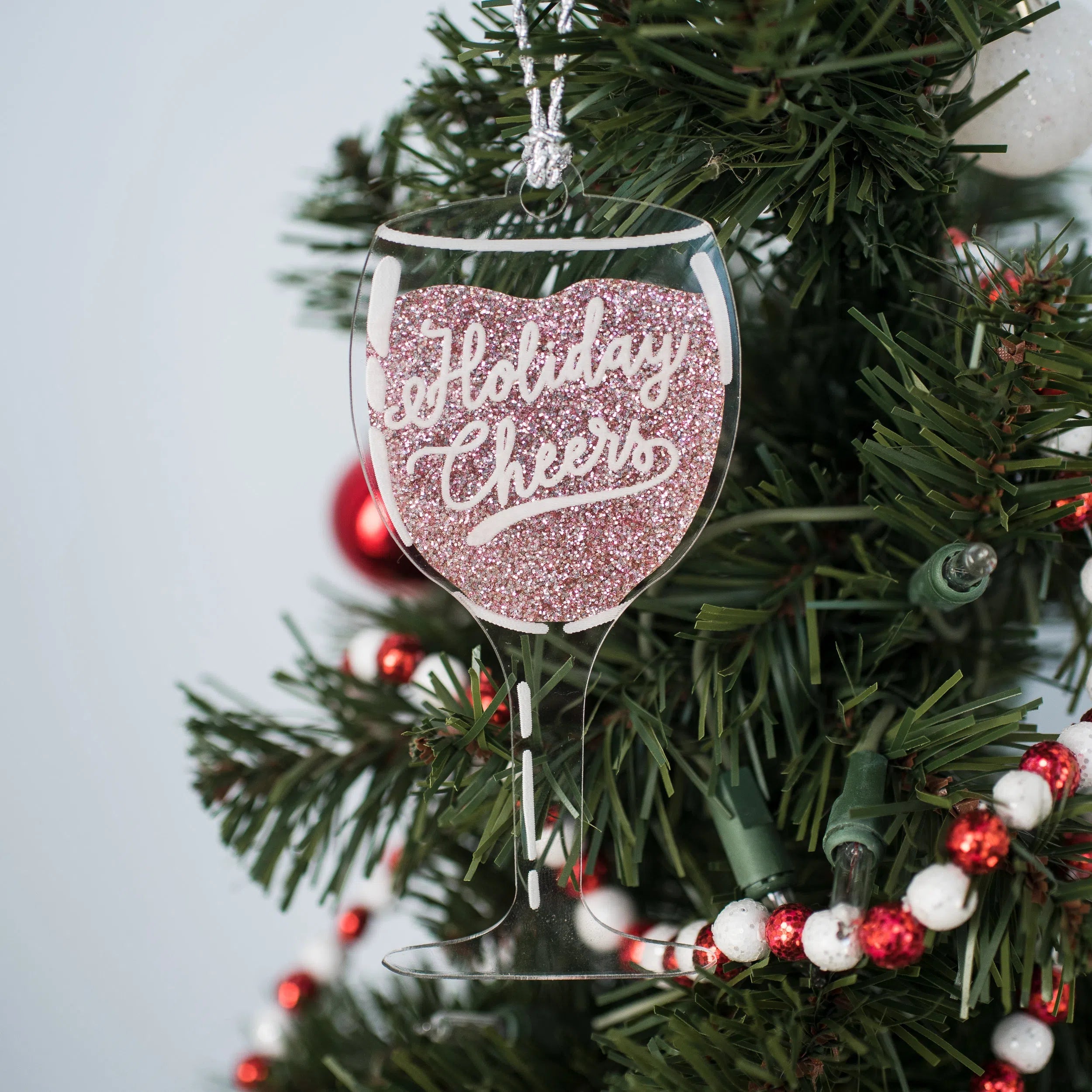 Shop Holiday Cheers Wine Ornament - 3 Varieties-Holiday Ornaments at Ruby Joy Boutique, a Women's Clothing Store in Pickerington, Ohio