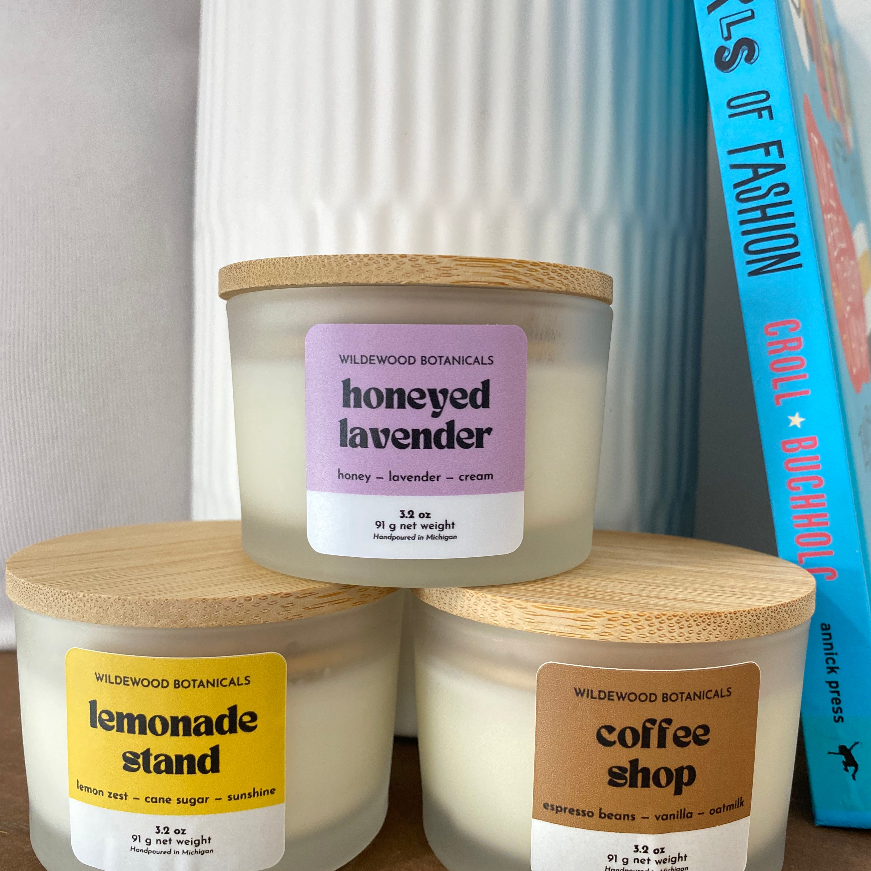 Shop Honeyed Lavender Mini Soy Candle- at Ruby Joy Boutique, a Women's Clothing Store in Pickerington, Ohio