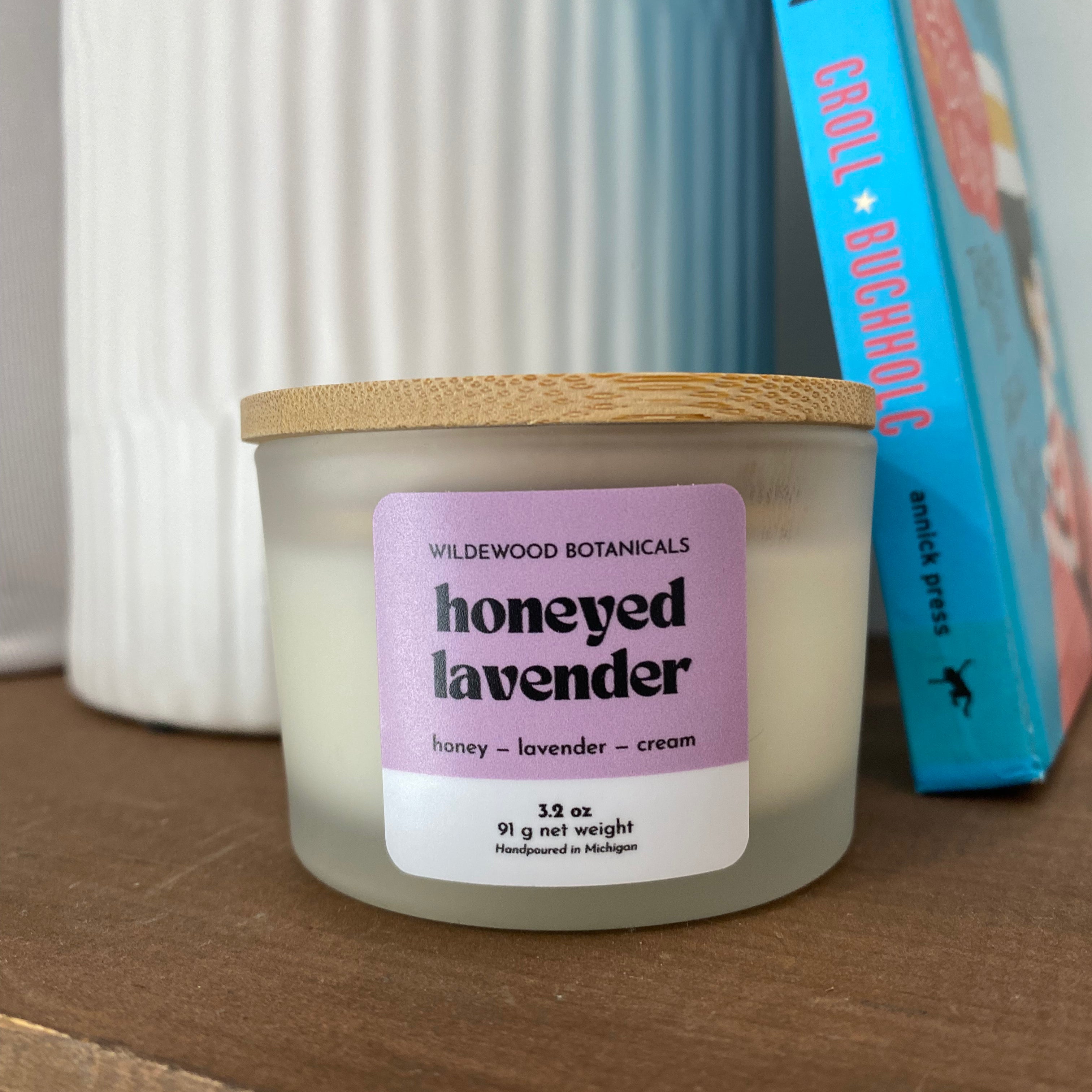Shop Honeyed Lavender Mini Soy Candle- at Ruby Joy Boutique, a Women's Clothing Store in Pickerington, Ohio