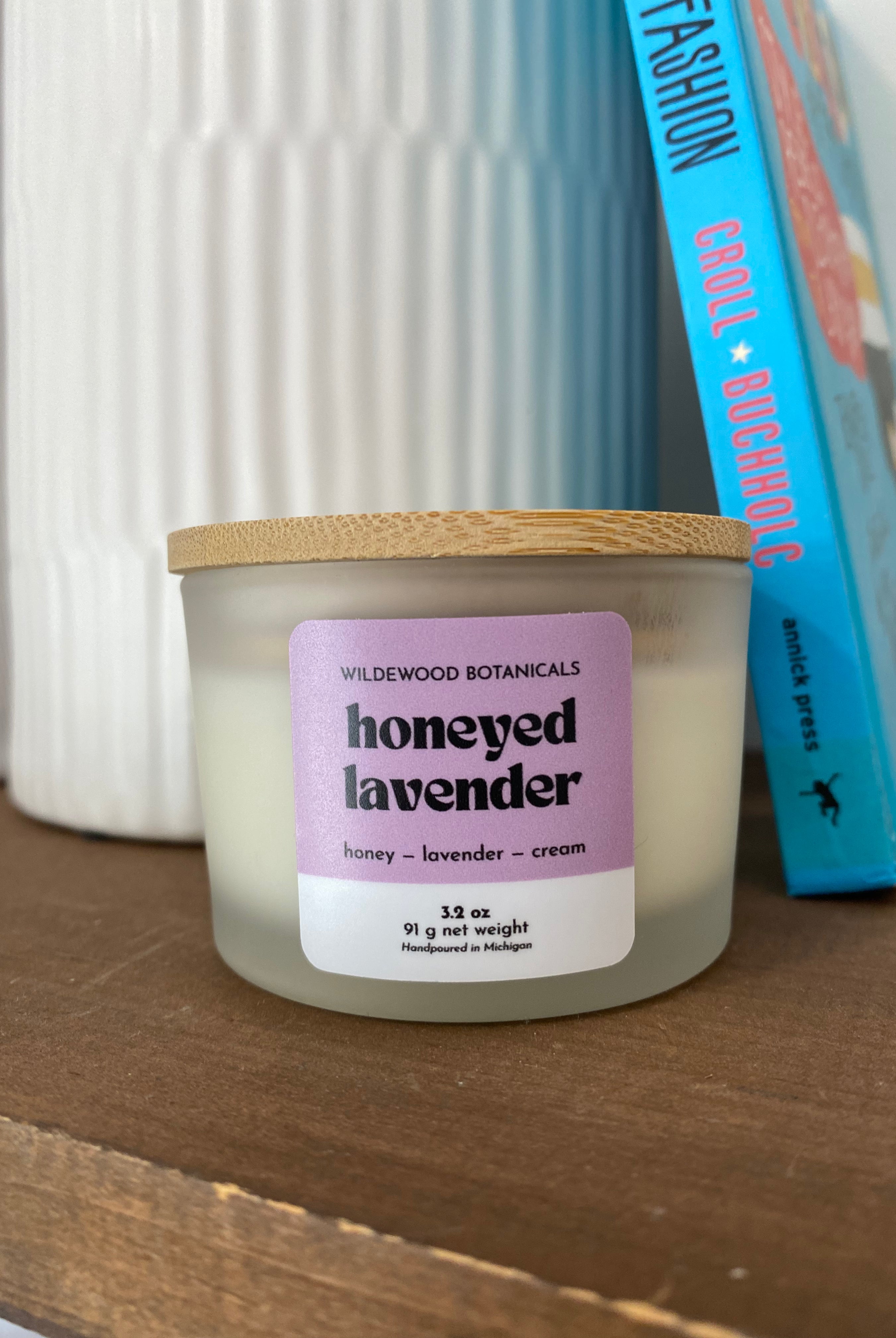 Shop Honeyed Lavender Mini Soy Candle- at Ruby Joy Boutique, a Women's Clothing Store in Pickerington, Ohio