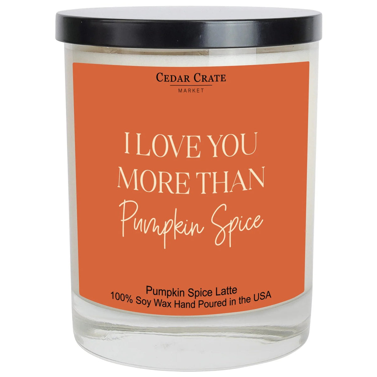 Shop I Love You More Than Pumpkin Spice | Pumpkin Spice Latte-Candles at Ruby Joy Boutique, a Women's Clothing Store in Pickerington, Ohio