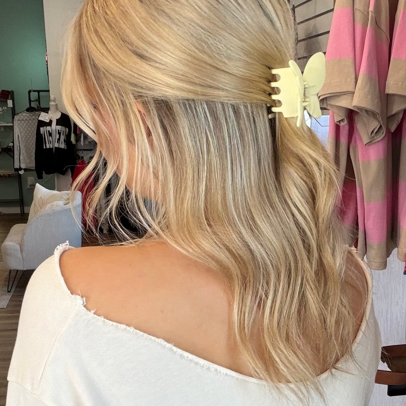 Matte Butterfly Hair Claw