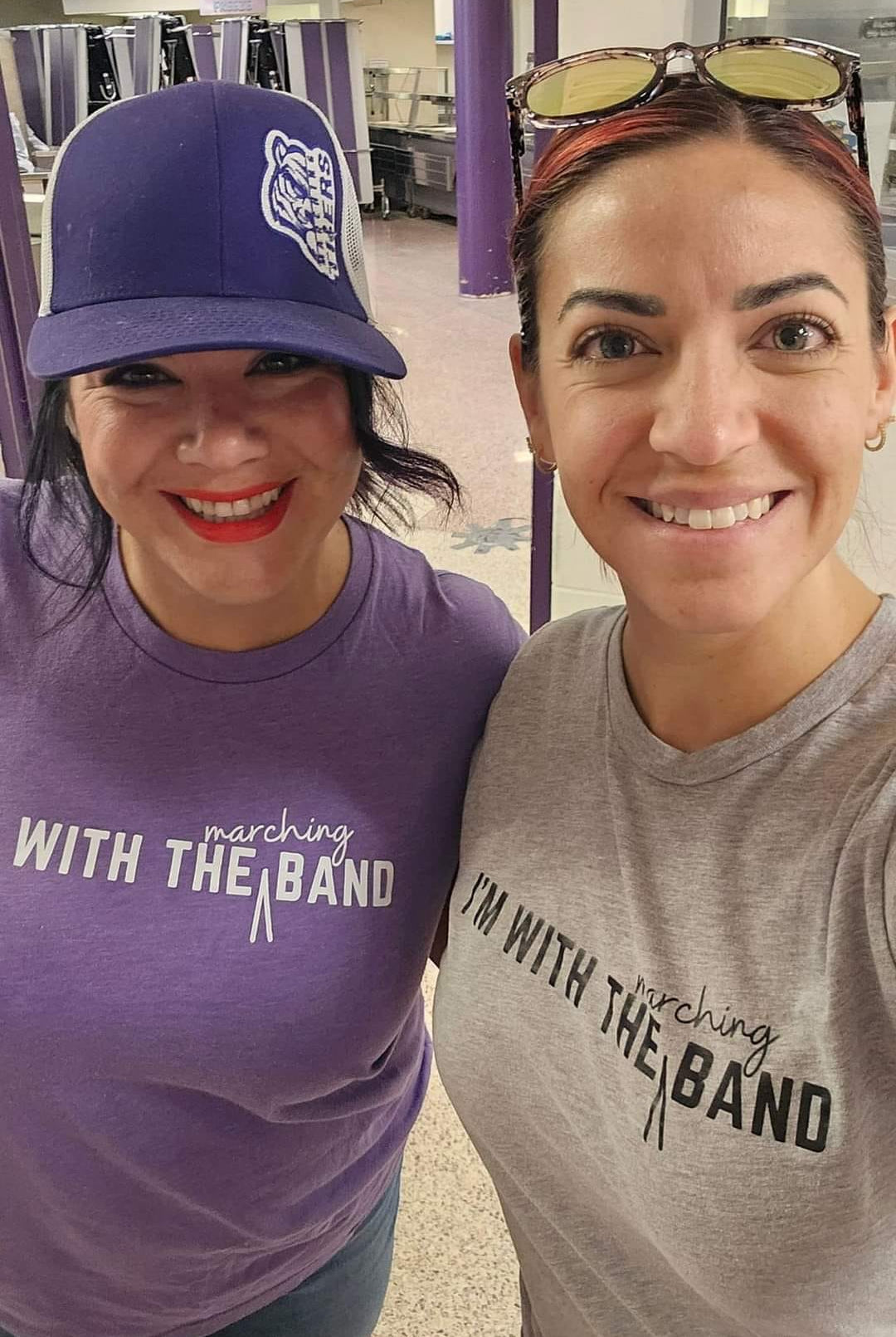 Shop I'm With the Marching Band | Custom-Graphic Tee at Ruby Joy Boutique, a Women's Clothing Store in Pickerington, Ohio