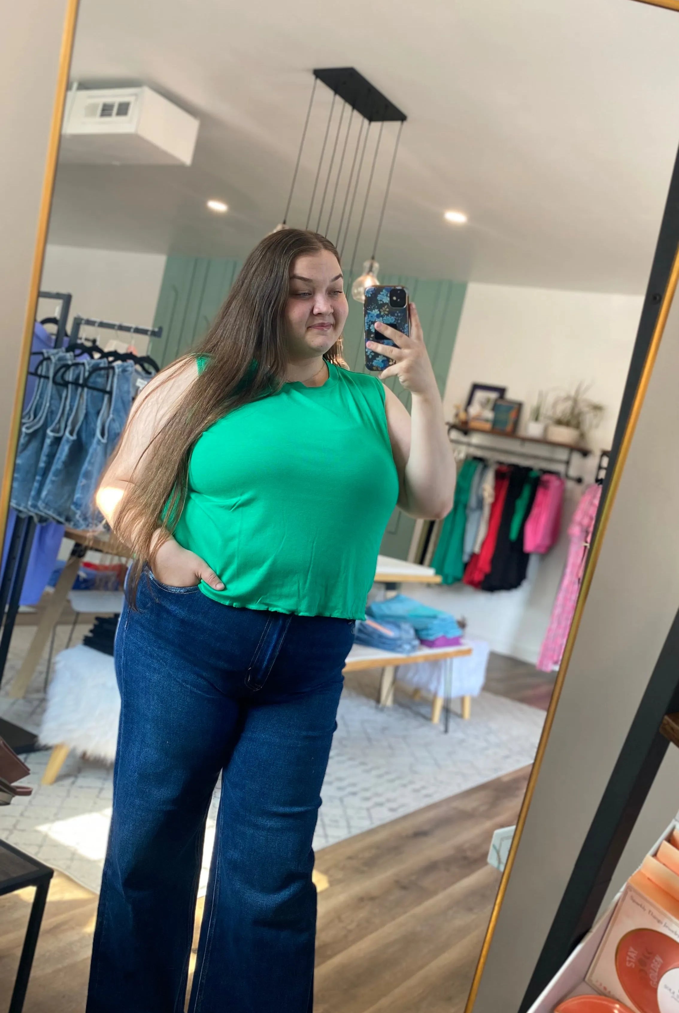 Shop Juna Super High-Rise Wide Leg Jeans | Mica Denim- at Ruby Joy Boutique, a Women's Clothing Store in Pickerington, Ohio