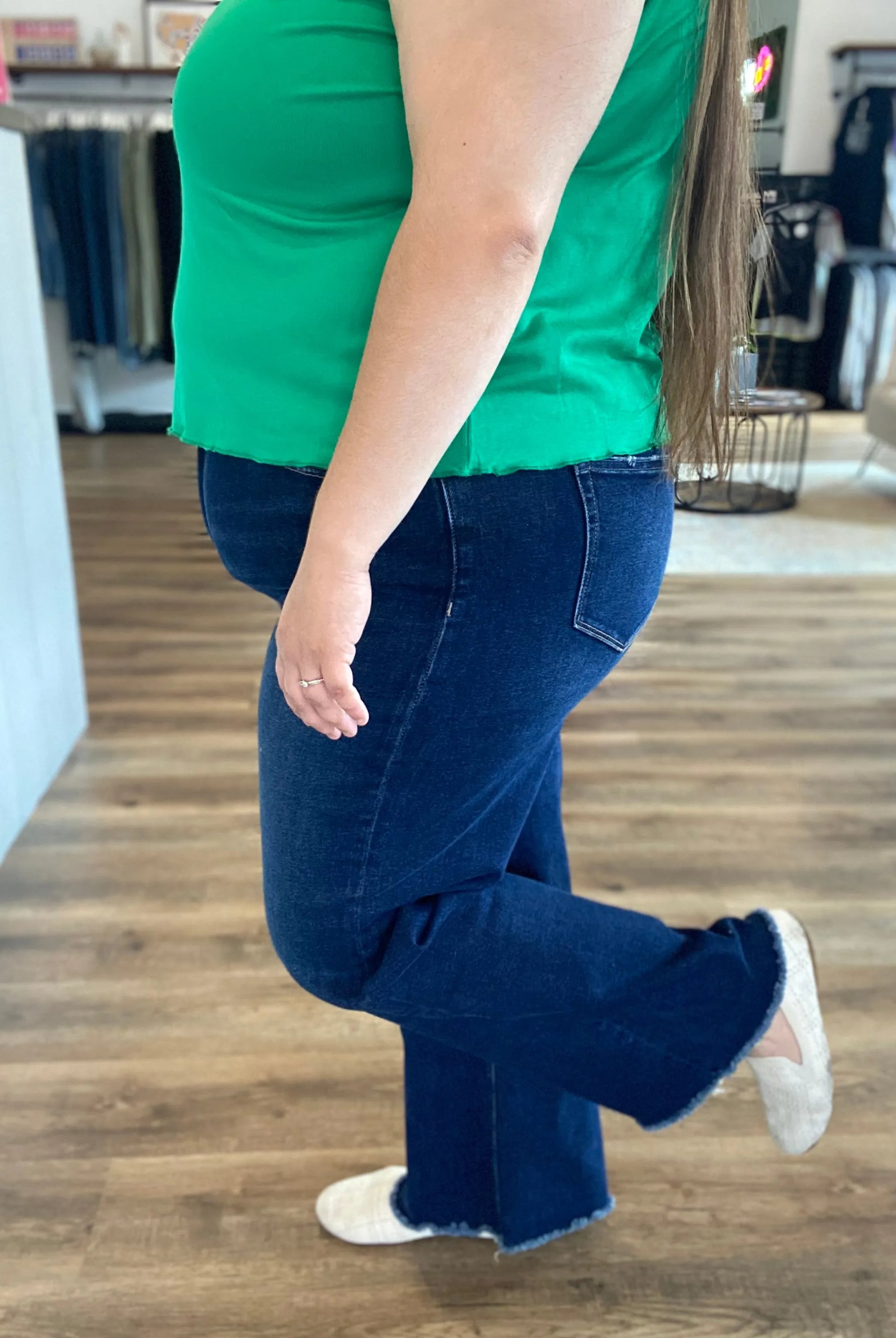 Shop Juna Super High-Rise Wide Leg Jeans | Mica Denim- at Ruby Joy Boutique, a Women's Clothing Store in Pickerington, Ohio