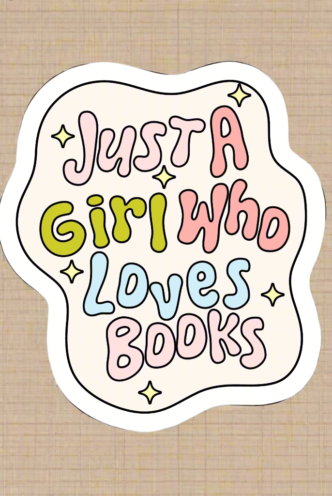 Shop Just A Girl Who Loves Books Waterproof Vinyl Sticker- at Ruby Joy Boutique, a Women's Clothing Store in Pickerington, Ohio