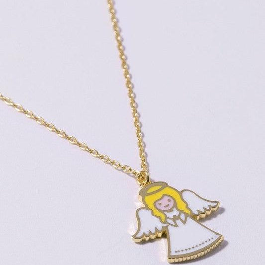 Shop Kids Enamel Charm Necklaces-Necklaces at Ruby Joy Boutique, a Women's Clothing Store in Pickerington, Ohio