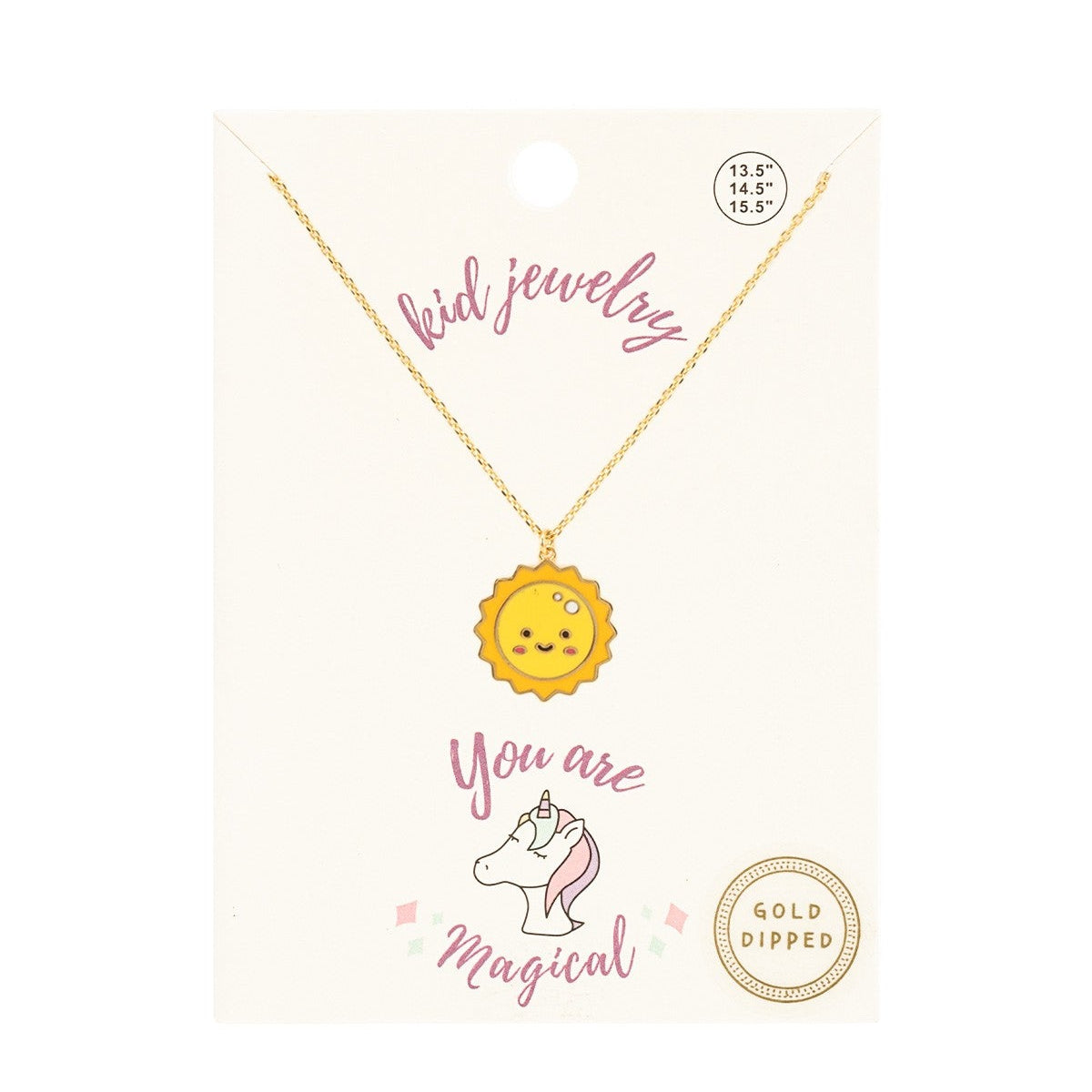 Shop Kids Enamel Charm Necklaces-Necklaces at Ruby Joy Boutique, a Women's Clothing Store in Pickerington, Ohio