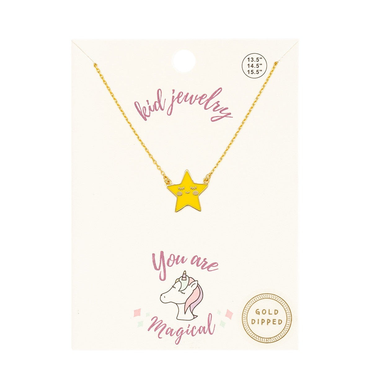 Shop Kids Enamel Charm Necklaces-Necklaces at Ruby Joy Boutique, a Women's Clothing Store in Pickerington, Ohio