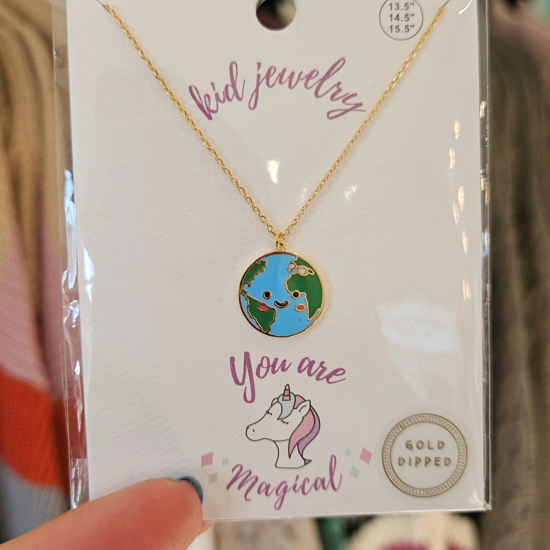 Shop Kids Enamel Charm Necklaces-Necklaces at Ruby Joy Boutique, a Women's Clothing Store in Pickerington, Ohio