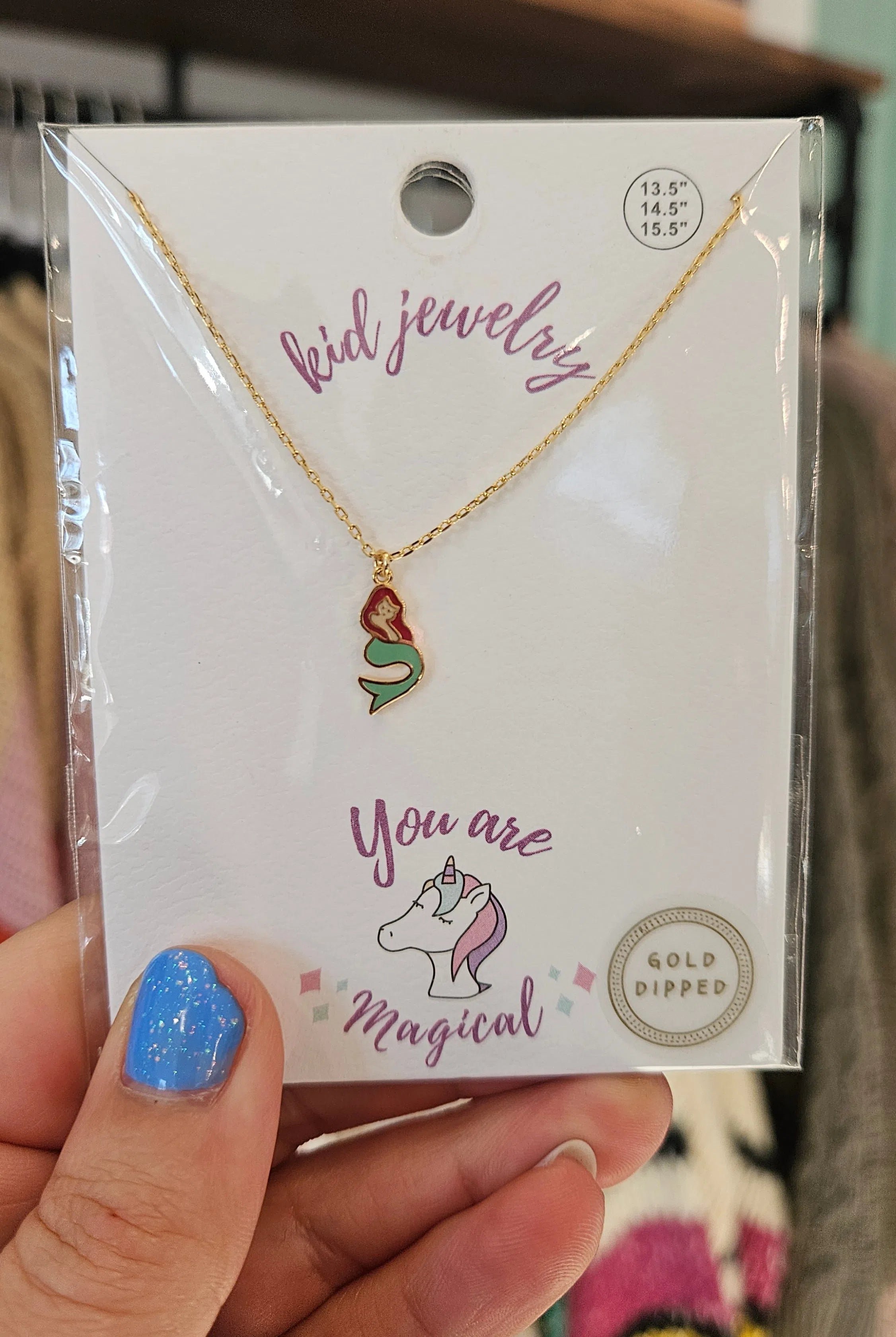 Shop Kids Enamel Charm Necklaces-Necklaces at Ruby Joy Boutique, a Women's Clothing Store in Pickerington, Ohio