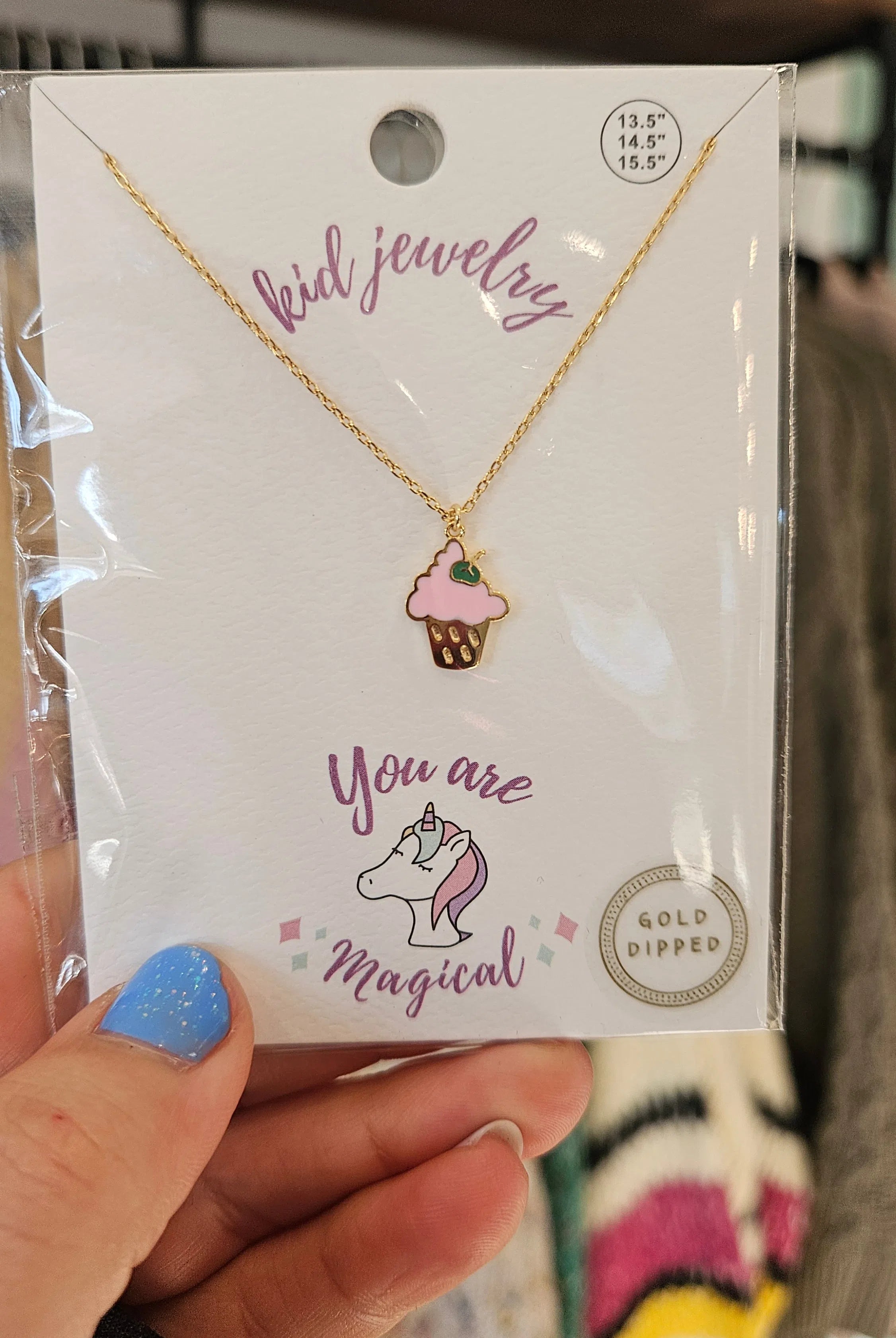 Shop Kids Enamel Charm Necklaces-Necklaces at Ruby Joy Boutique, a Women's Clothing Store in Pickerington, Ohio