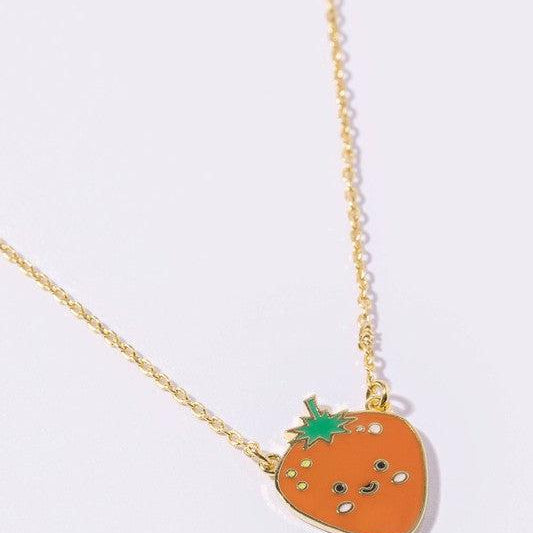 Shop Kids Enamel Charm Necklaces-Necklaces at Ruby Joy Boutique, a Women's Clothing Store in Pickerington, Ohio