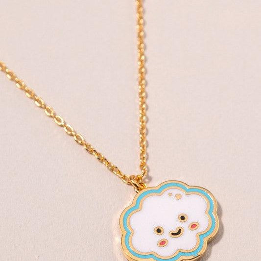 Shop Kids Enamel Charm Necklaces-Necklaces at Ruby Joy Boutique, a Women's Clothing Store in Pickerington, Ohio