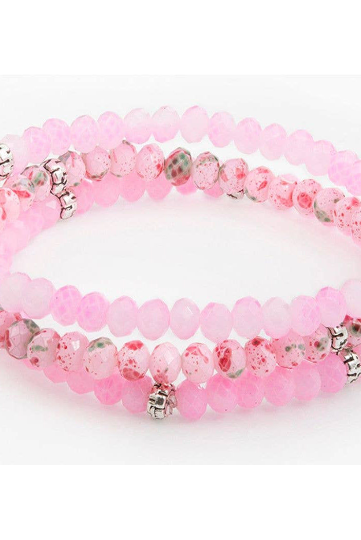 Shop Kids Splash of Sparkle Bracelet Sets-Cotton Candy at Ruby Joy Boutique, a Women's Clothing Store in Pickerington, Ohio