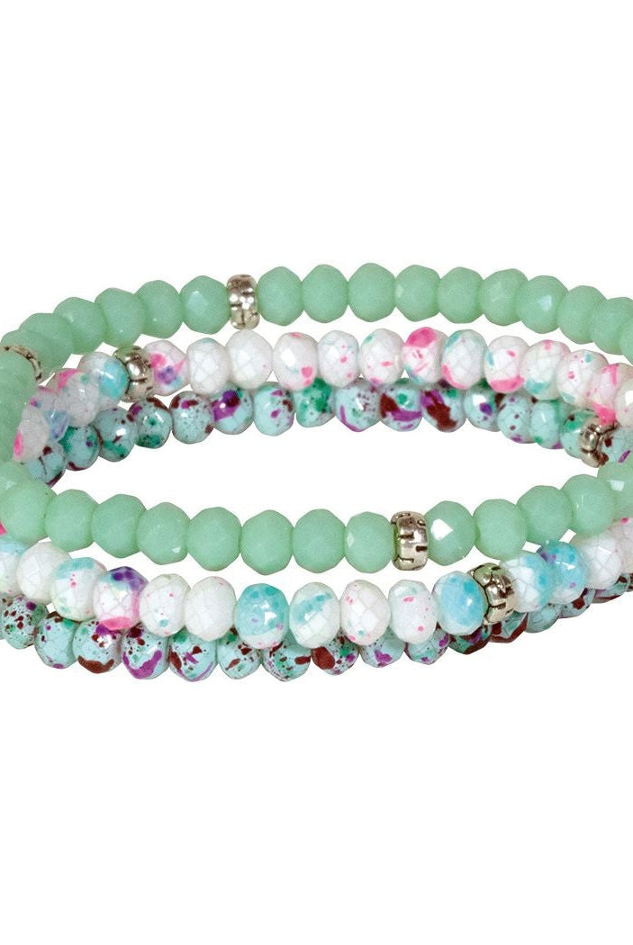 Shop Kids Splash of Sparkle Bracelet Sets-Snow Cone at Ruby Joy Boutique, a Women's Clothing Store in Pickerington, Ohio