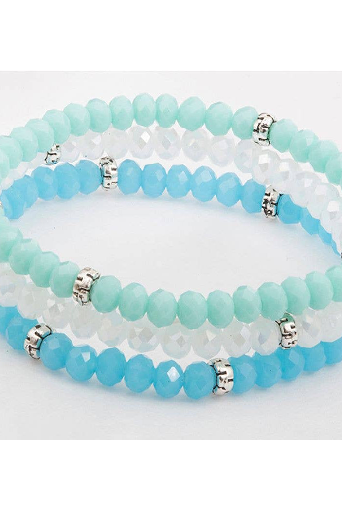 Shop Kids Splash of Sparkle Bracelet Sets-Tropics at Ruby Joy Boutique, a Women's Clothing Store in Pickerington, Ohio