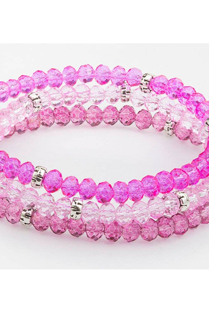 Shop Kids Splash of Sparkle Bracelet Sets-Pink Paradise at Ruby Joy Boutique, a Women's Clothing Store in Pickerington, Ohio