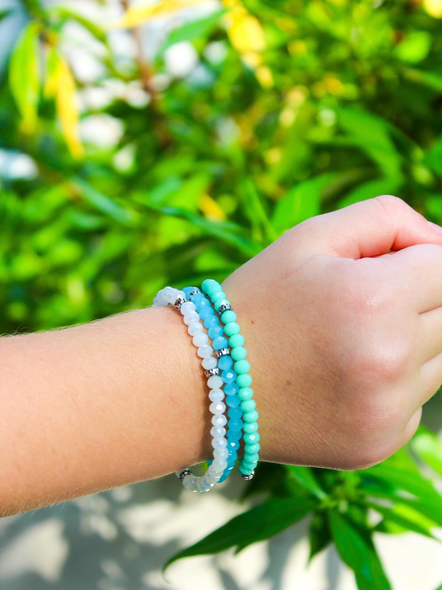 Shop Kids Splash of Sparkle Bracelet Sets- at Ruby Joy Boutique, a Women's Clothing Store in Pickerington, Ohio