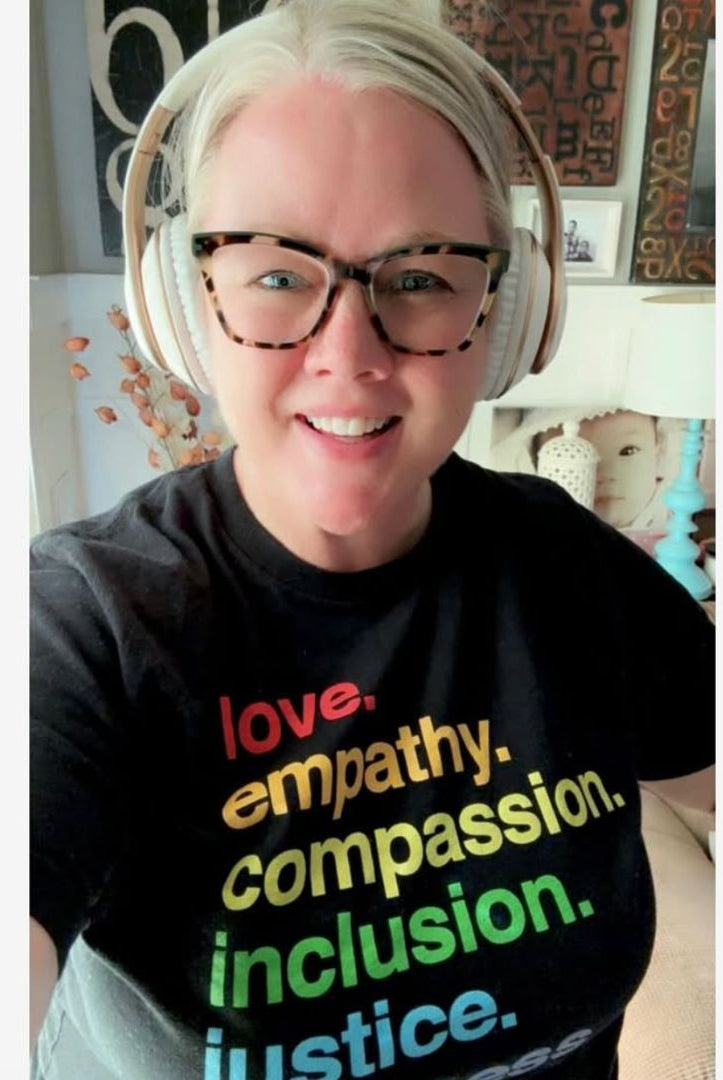 Shop 'Kindness is' Pride Classic Tee | Kind Cotton- at Ruby Joy Boutique, a Women's Clothing Store in Pickerington, Ohio