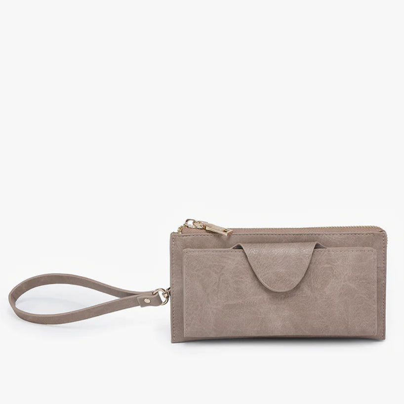 Shop Kyla Vegan RFID Wallet-Dove at Ruby Joy Boutique, a Women's Clothing Store in Pickerington, Ohio