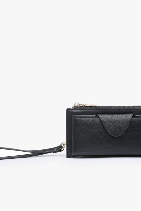 Shop Kyla Vegan RFID Wallet-Black at Ruby Joy Boutique, a Women's Clothing Store in Pickerington, Ohio