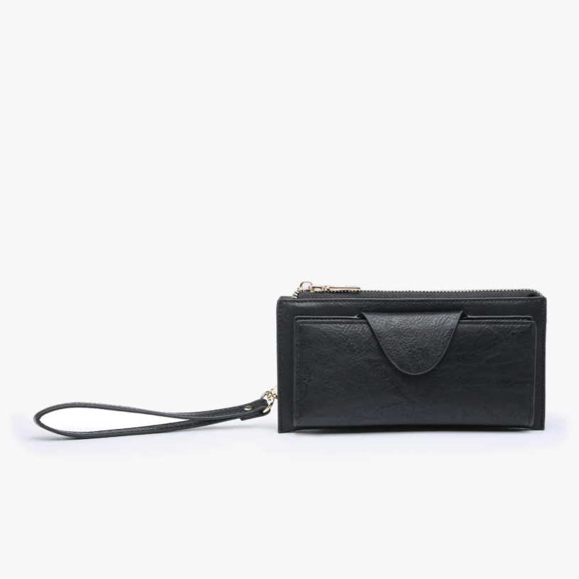 Shop Kyla Vegan RFID Wallet-Black at Ruby Joy Boutique, a Women's Clothing Store in Pickerington, Ohio
