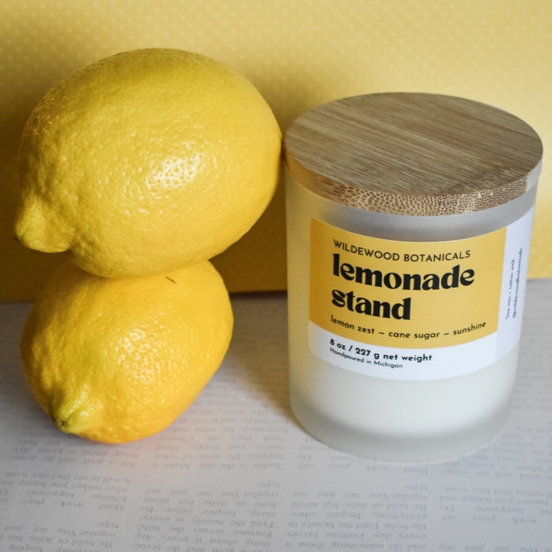 Shop Lemonade Stand Mini Soy Candle- at Ruby Joy Boutique, a Women's Clothing Store in Pickerington, Ohio