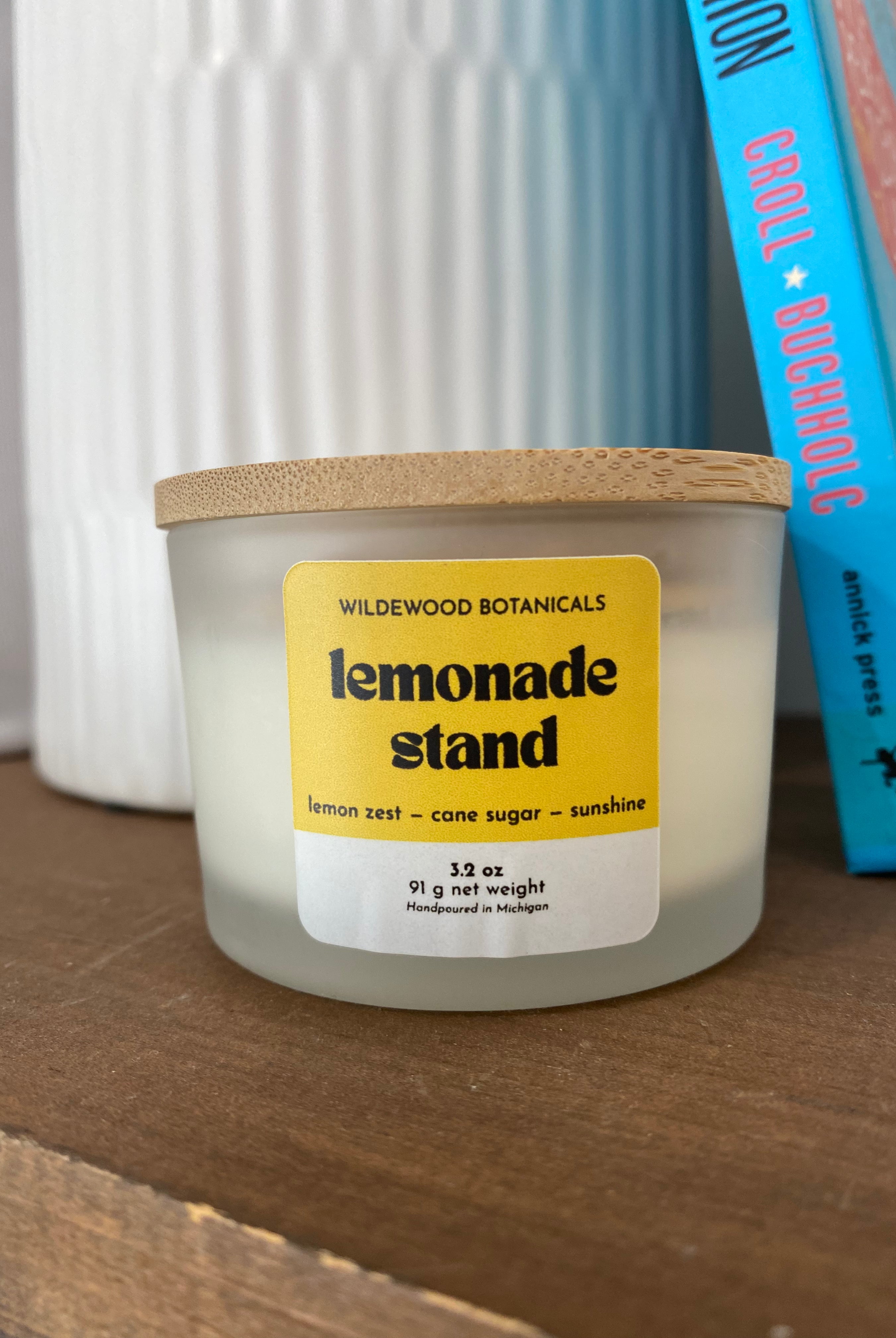 Shop Lemonade Stand Mini Soy Candle- at Ruby Joy Boutique, a Women's Clothing Store in Pickerington, Ohio