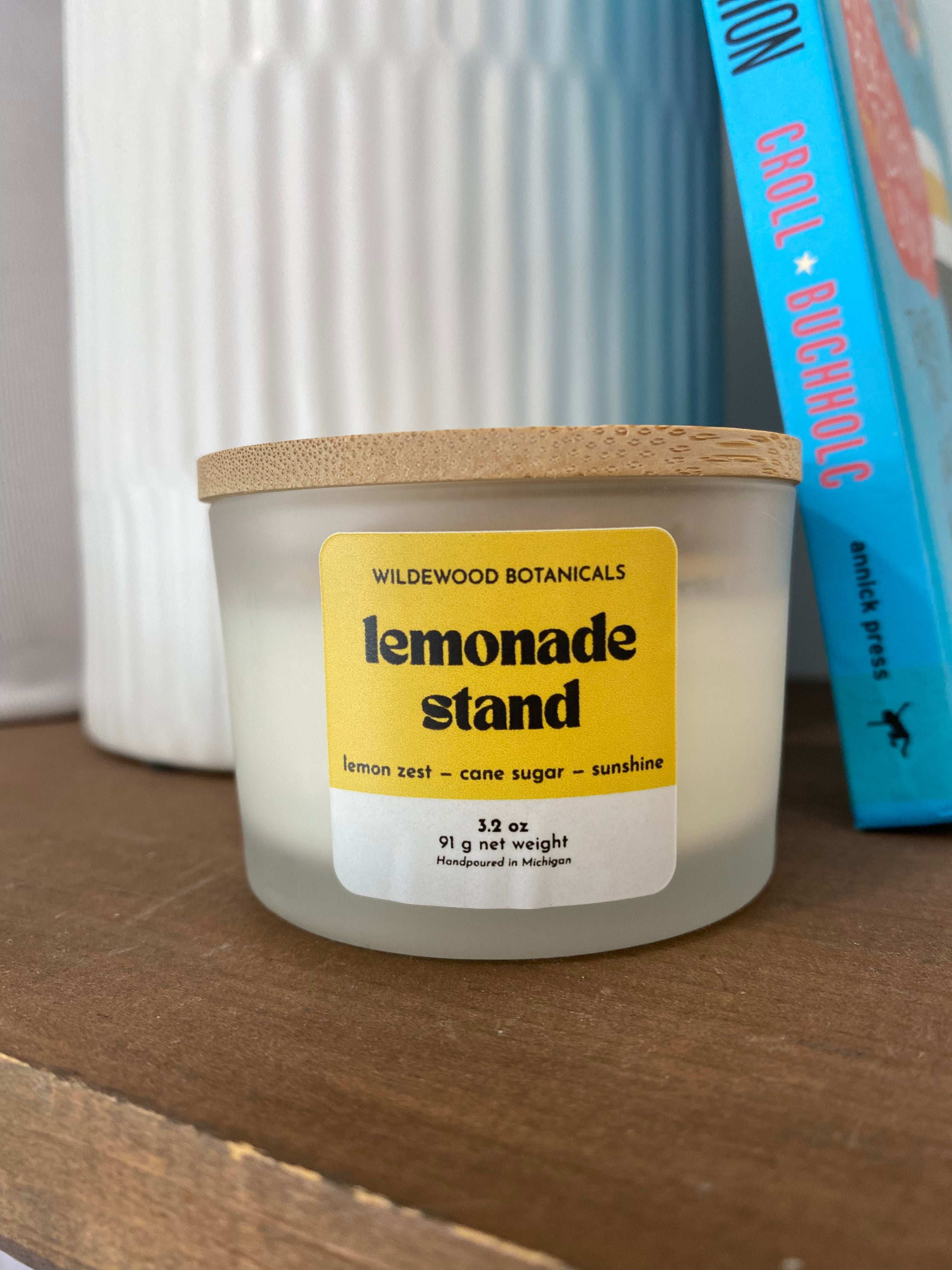 Shop Lemonade Stand Mini Soy Candle- at Ruby Joy Boutique, a Women's Clothing Store in Pickerington, Ohio