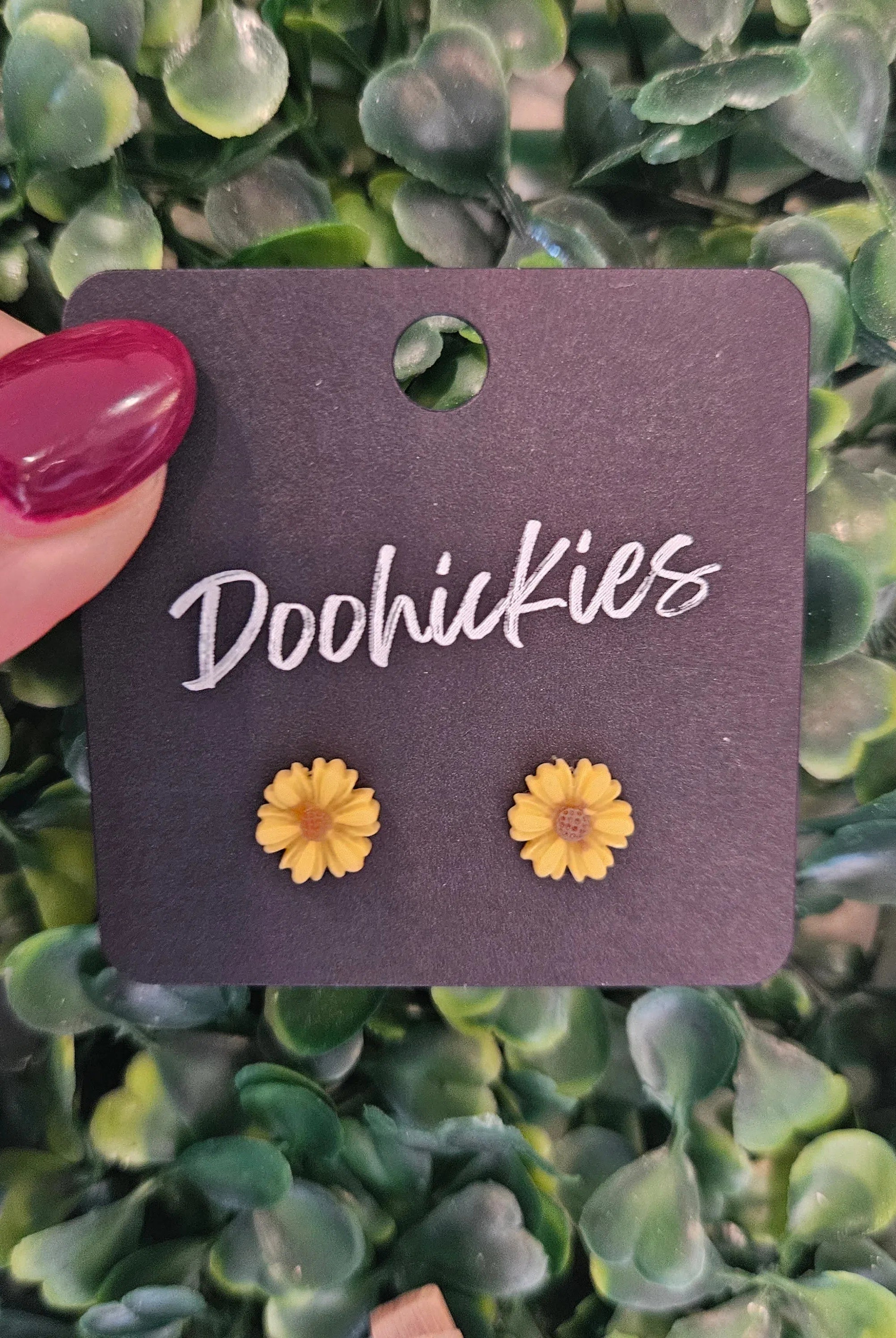 Shop Little Flower Stud Earrings-Yellow at Ruby Joy Boutique, a Women's Clothing Store in Pickerington, Ohio