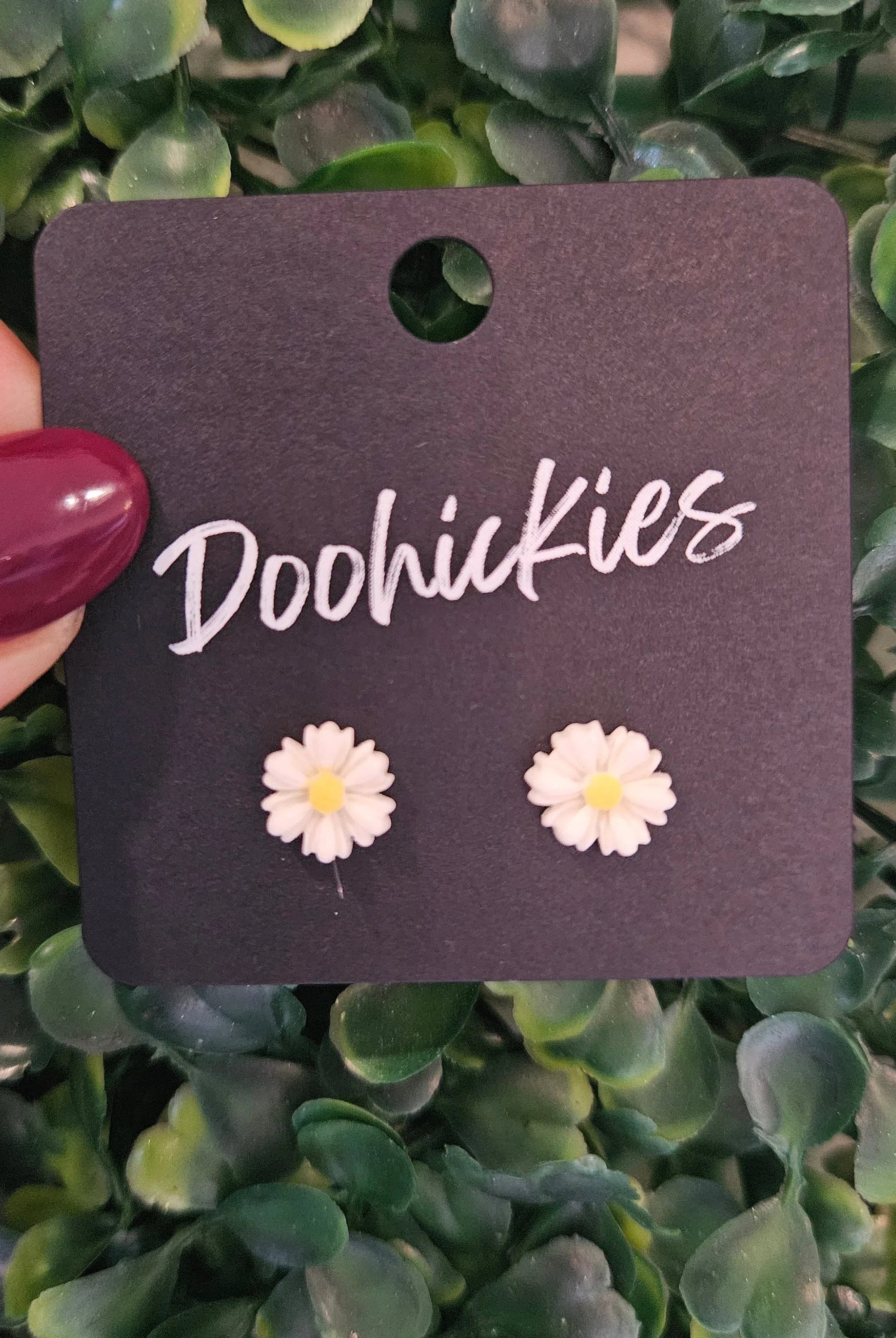 Shop Little Flower Stud Earrings-White at Ruby Joy Boutique, a Women's Clothing Store in Pickerington, Ohio